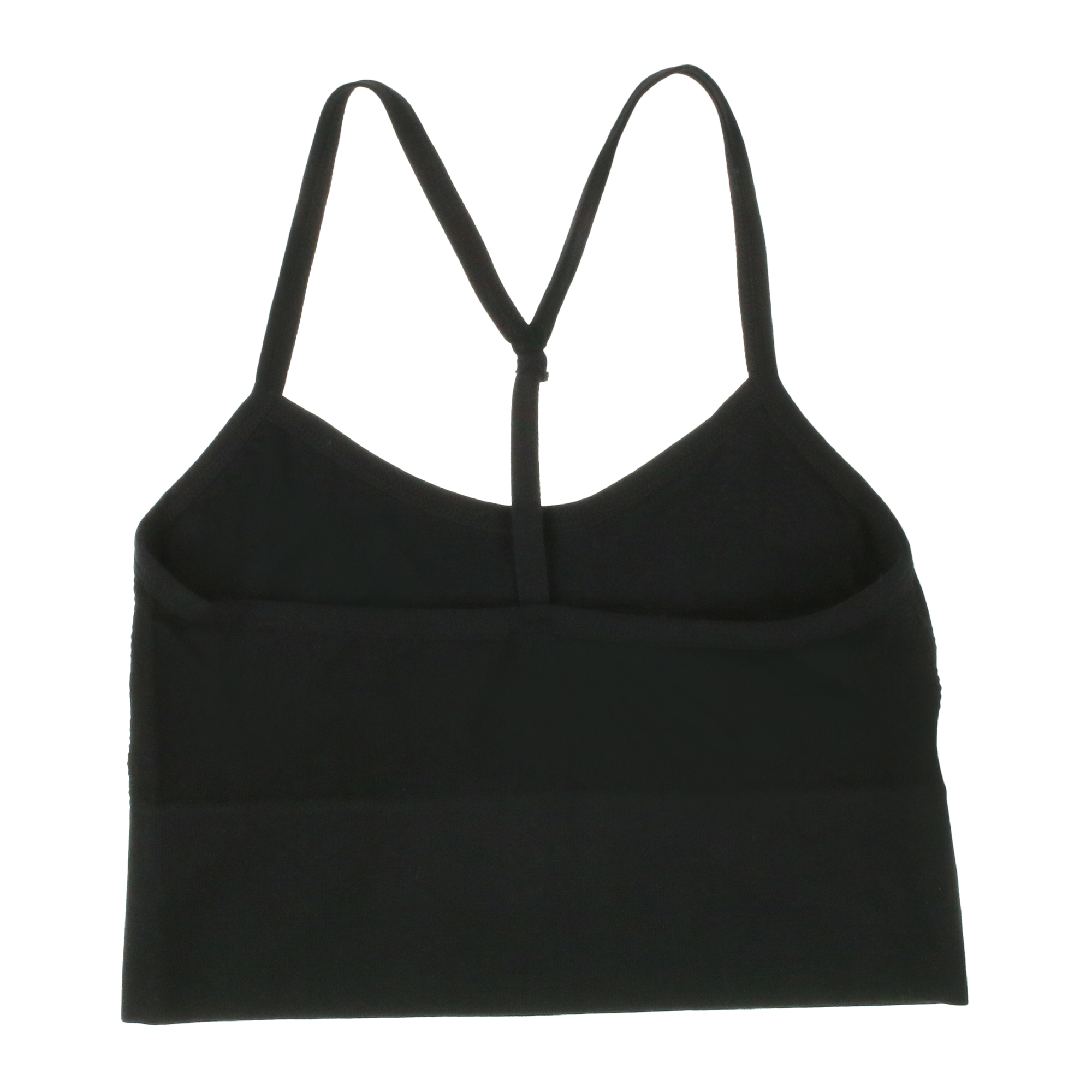 white longline t-back sports bra
