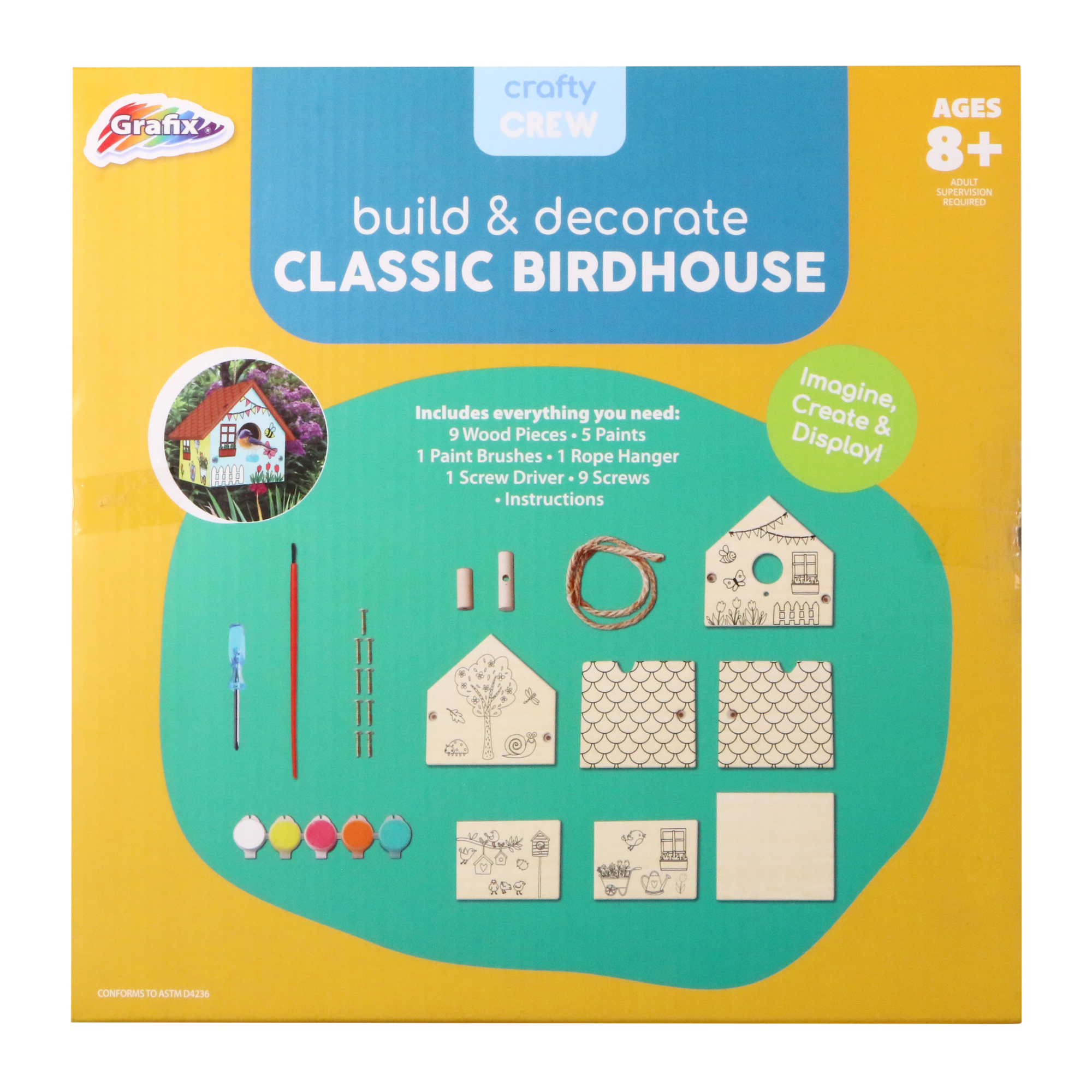 classic birdhouse DIY kit