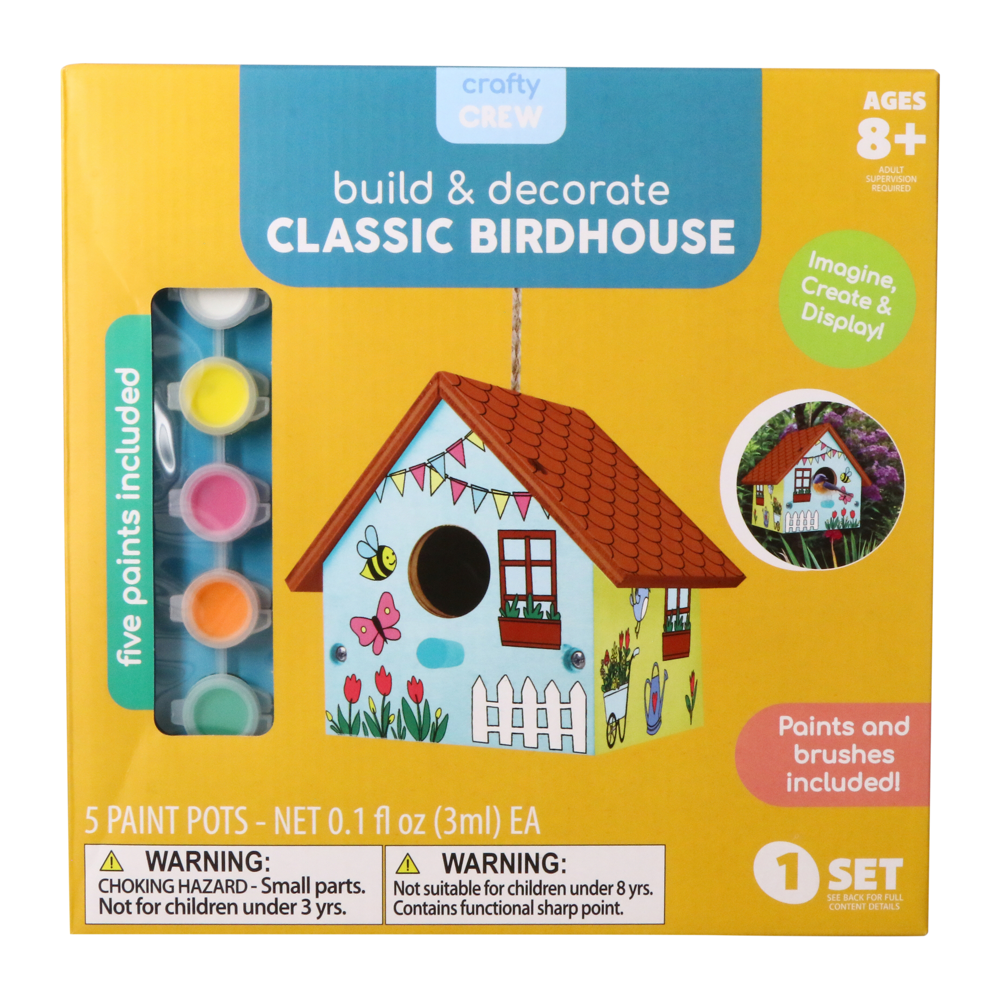 classic birdhouse DIY kit