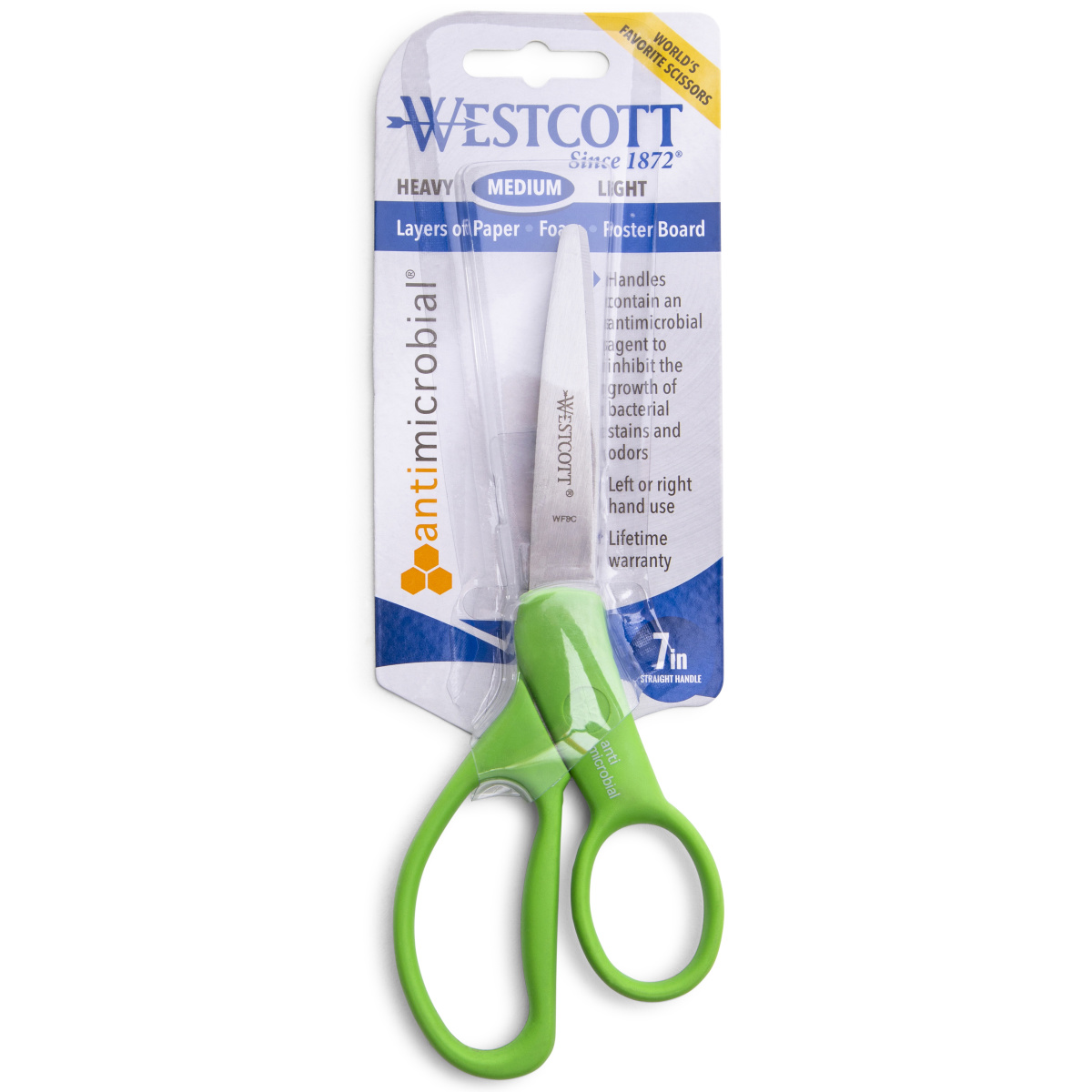 Wedo Left-Handed Craft Scissors – 13cm, Stainless Steel, Kid-Safe