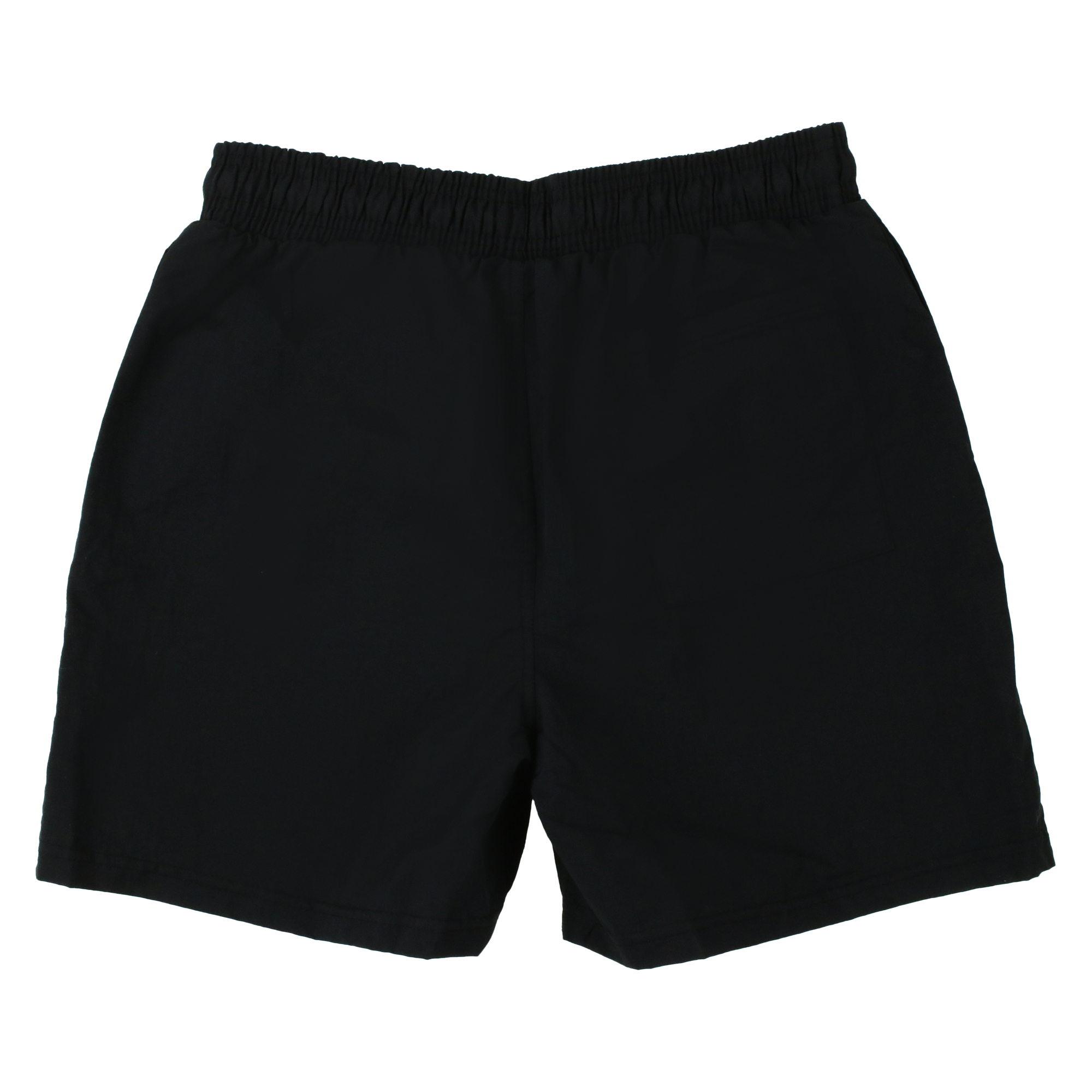 Black Water Repellent Nylon Shorts
