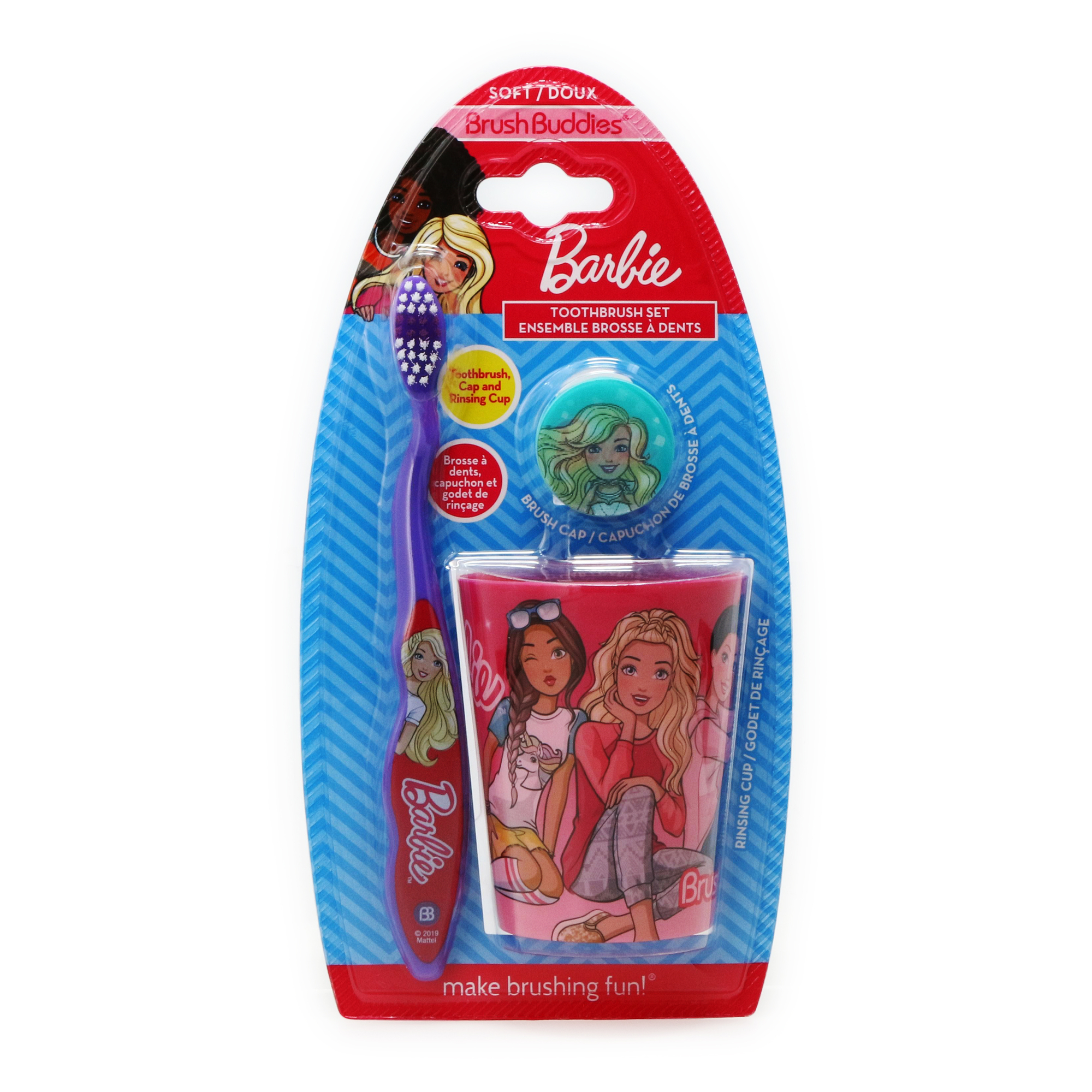 brush buddies® barbie™ toothbrush set