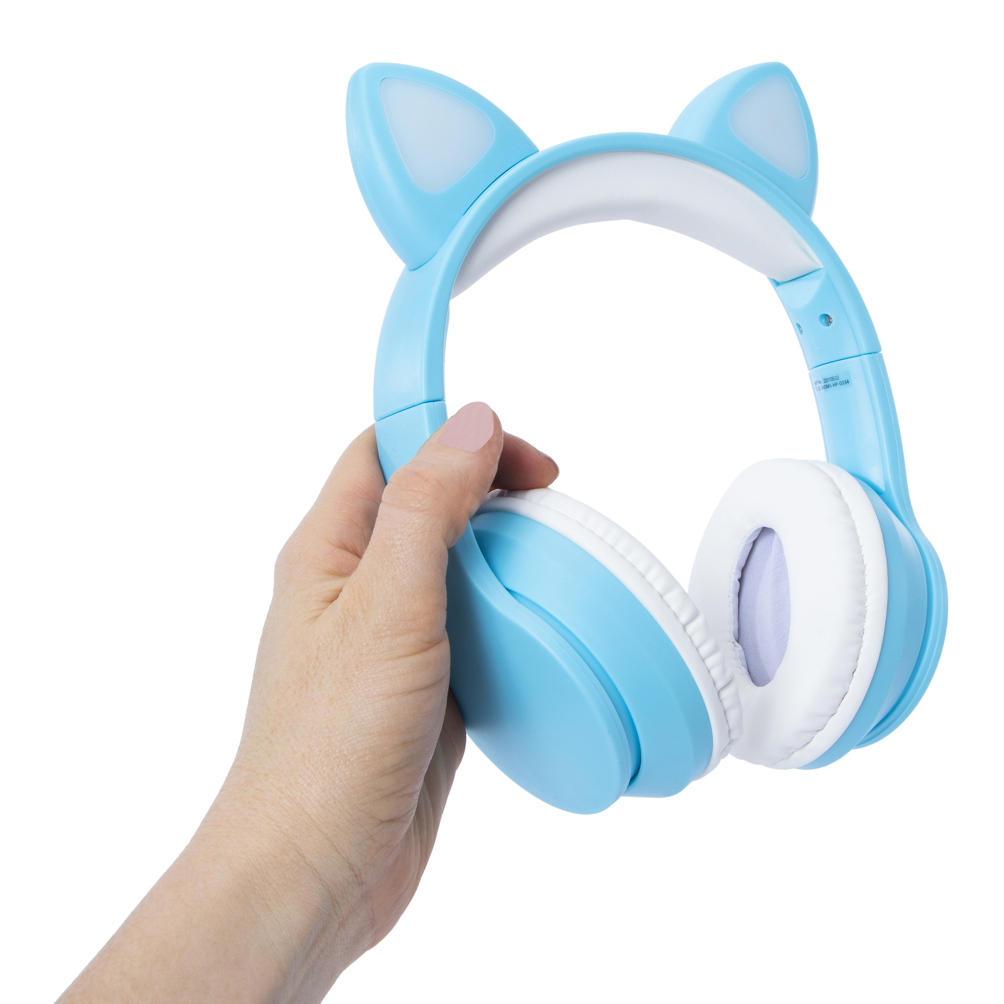 color-change bluetooth LED cat ear headphones w/ mic | Five