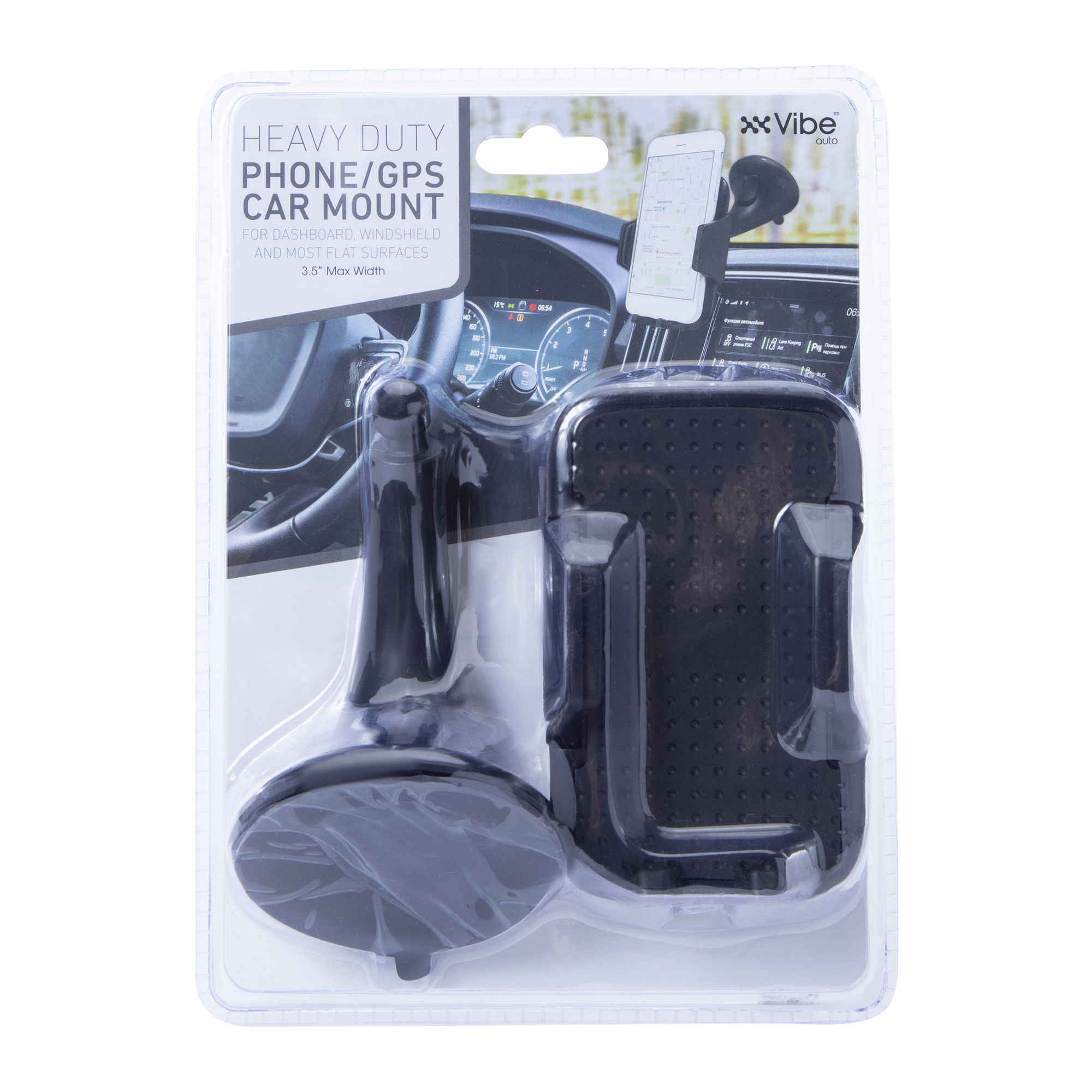 heavy-duty phone/gps suction car mount