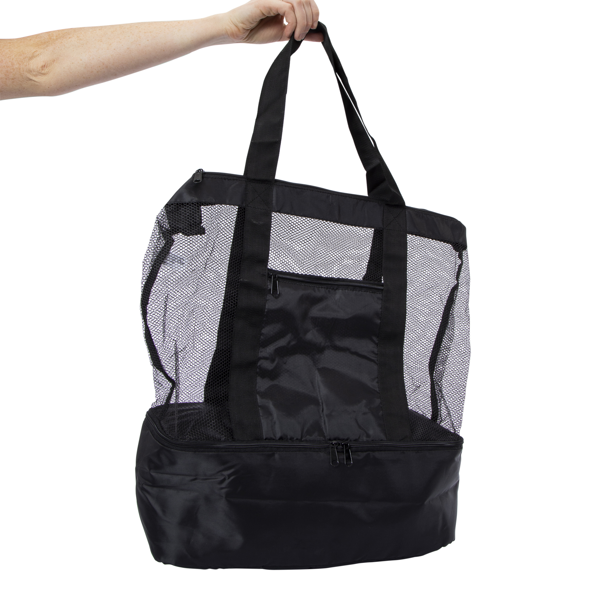 mesh cooler tote bag 21in