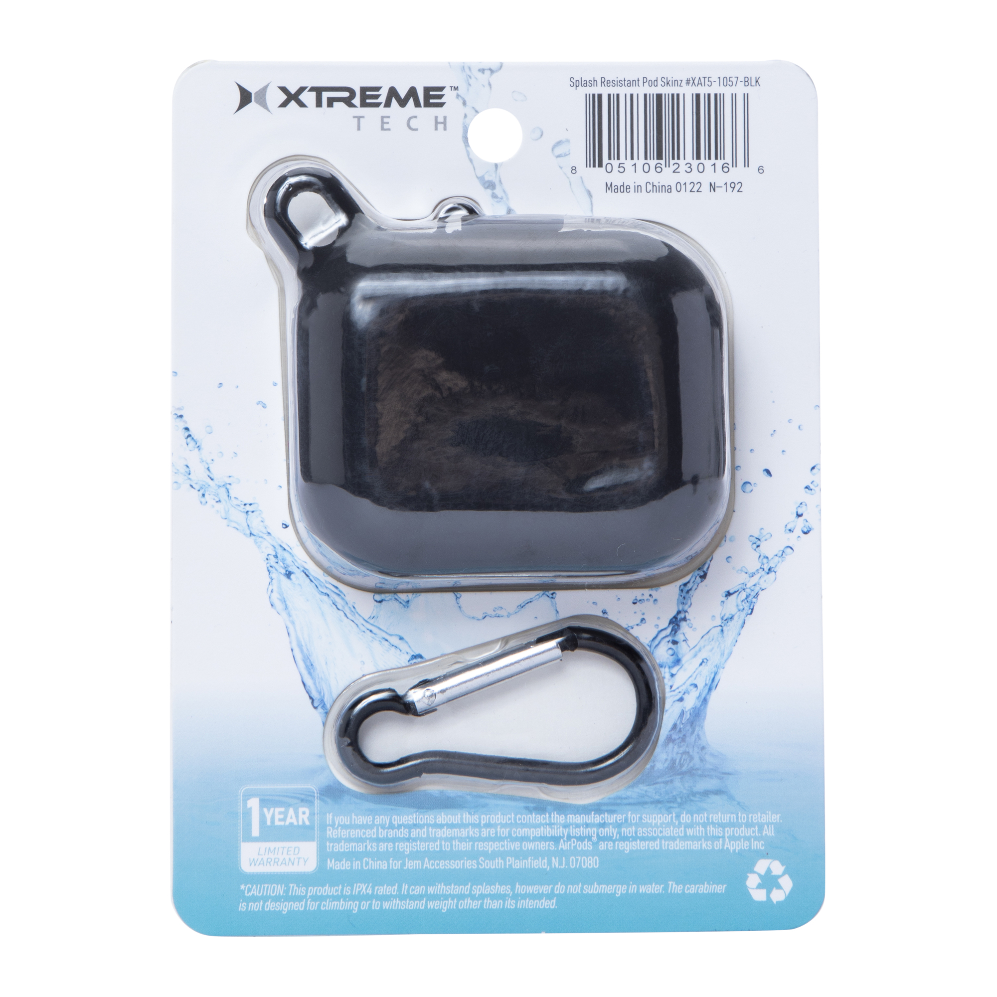 splash-resistant pod skinz for Apple AirPods Pro® - blue