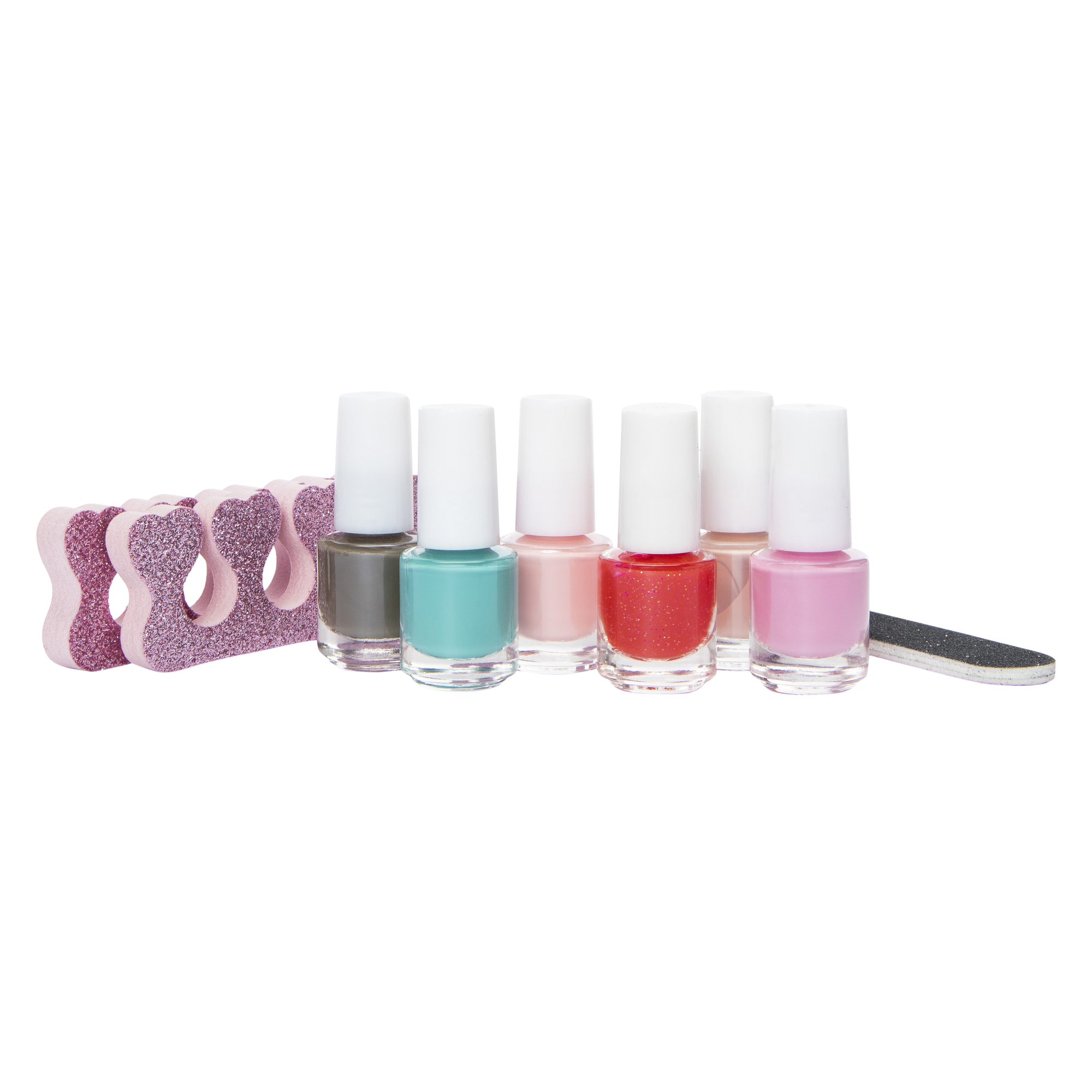 10-piece nail kit with polish & accessories