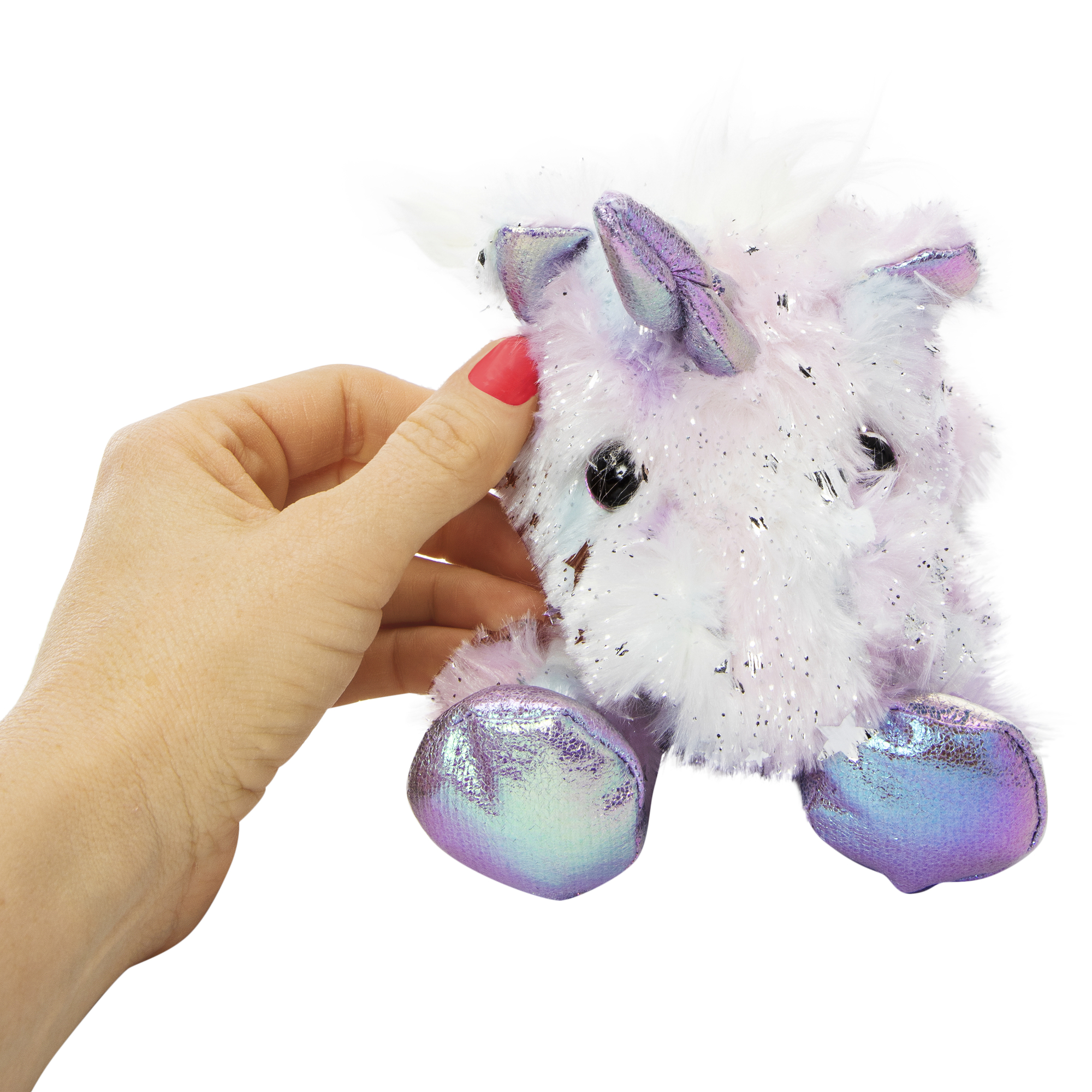 laying unicorn stuffed animal 11in