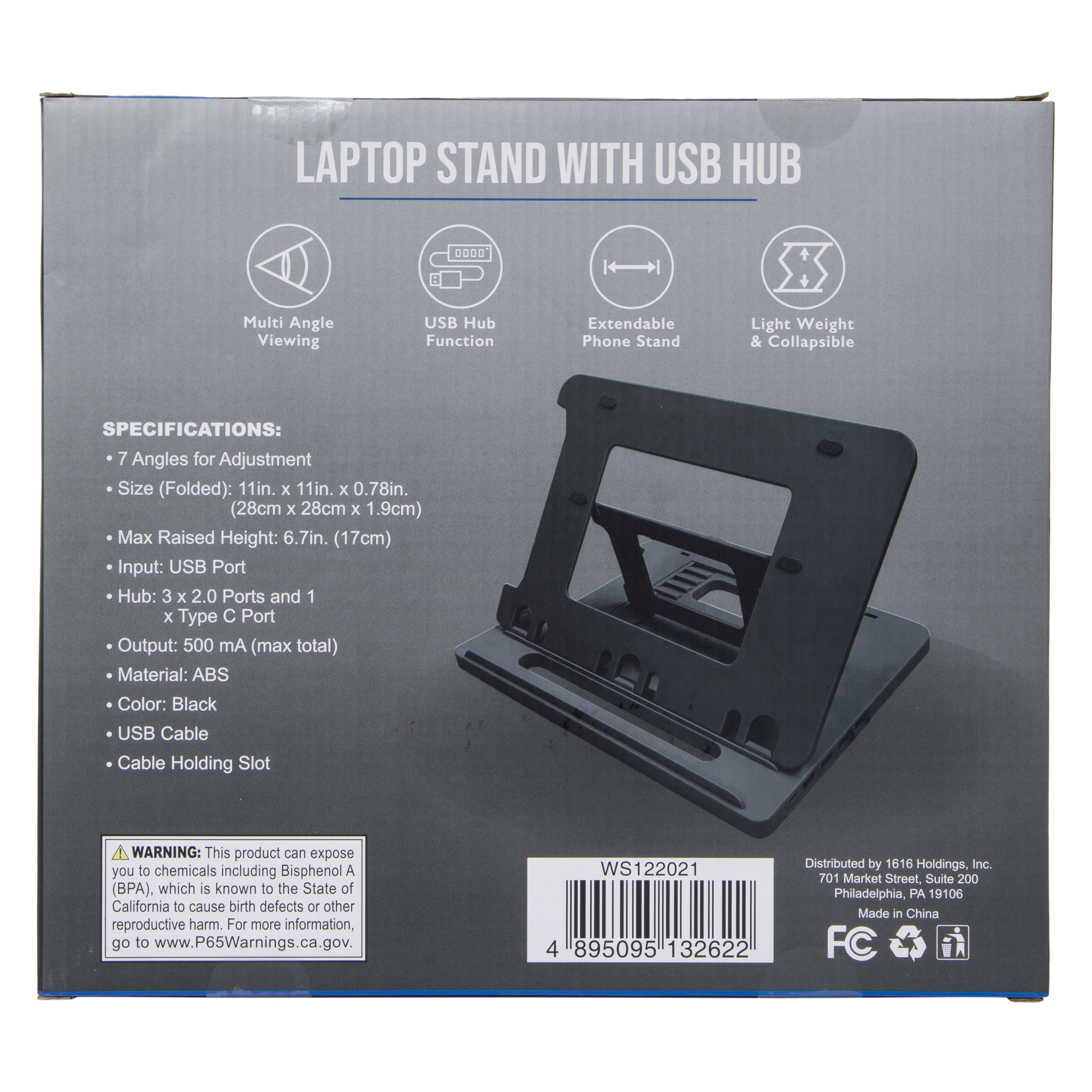 laptop stand with usb hub