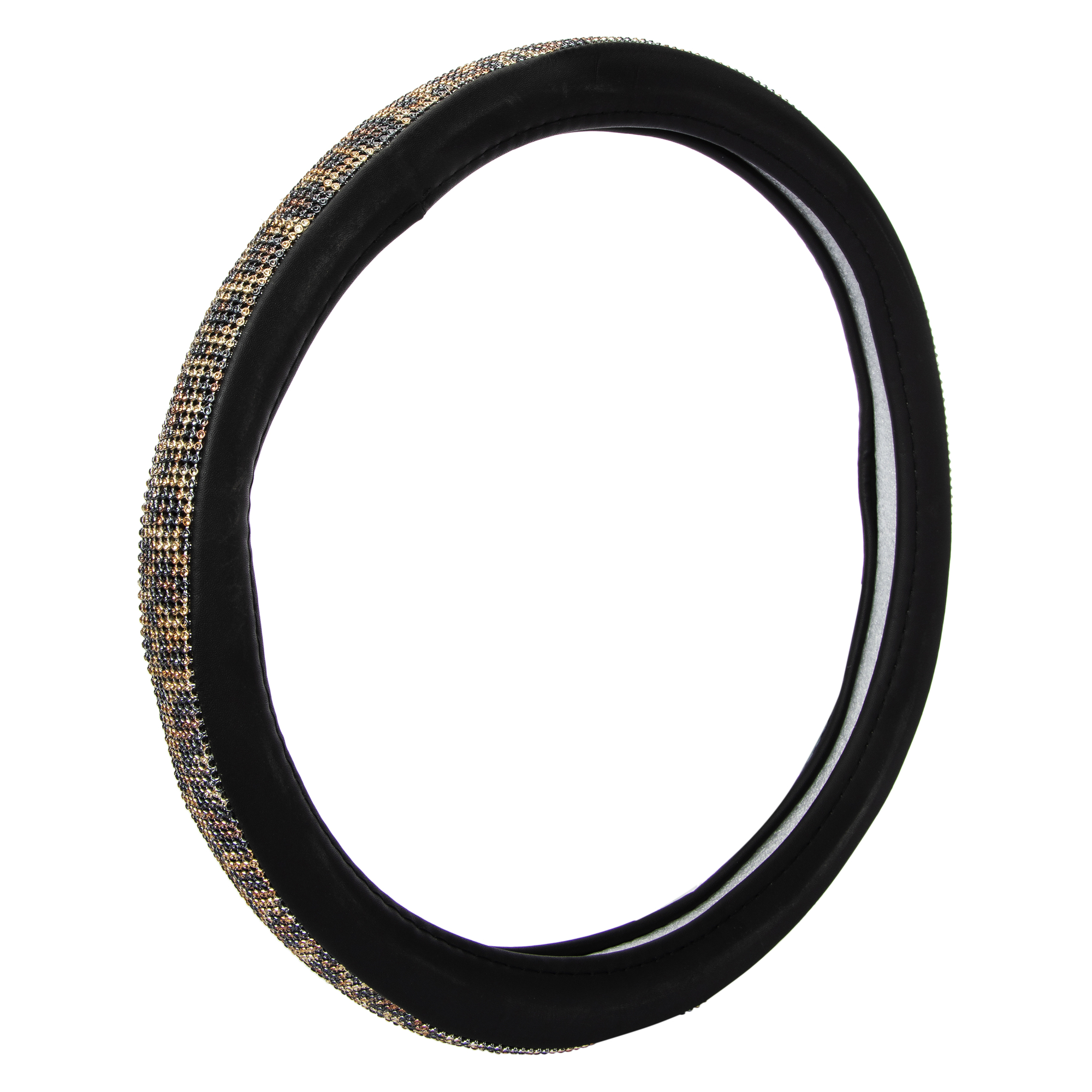 rhinestone crystal steering wheel cover 15in