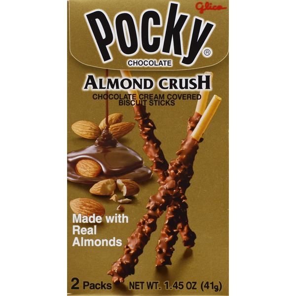 pocky® almond crush biscuit sticks 2-pack