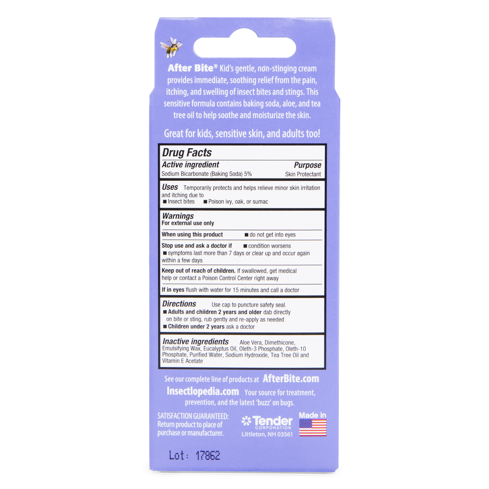 after bite® kids itch-relieving cream