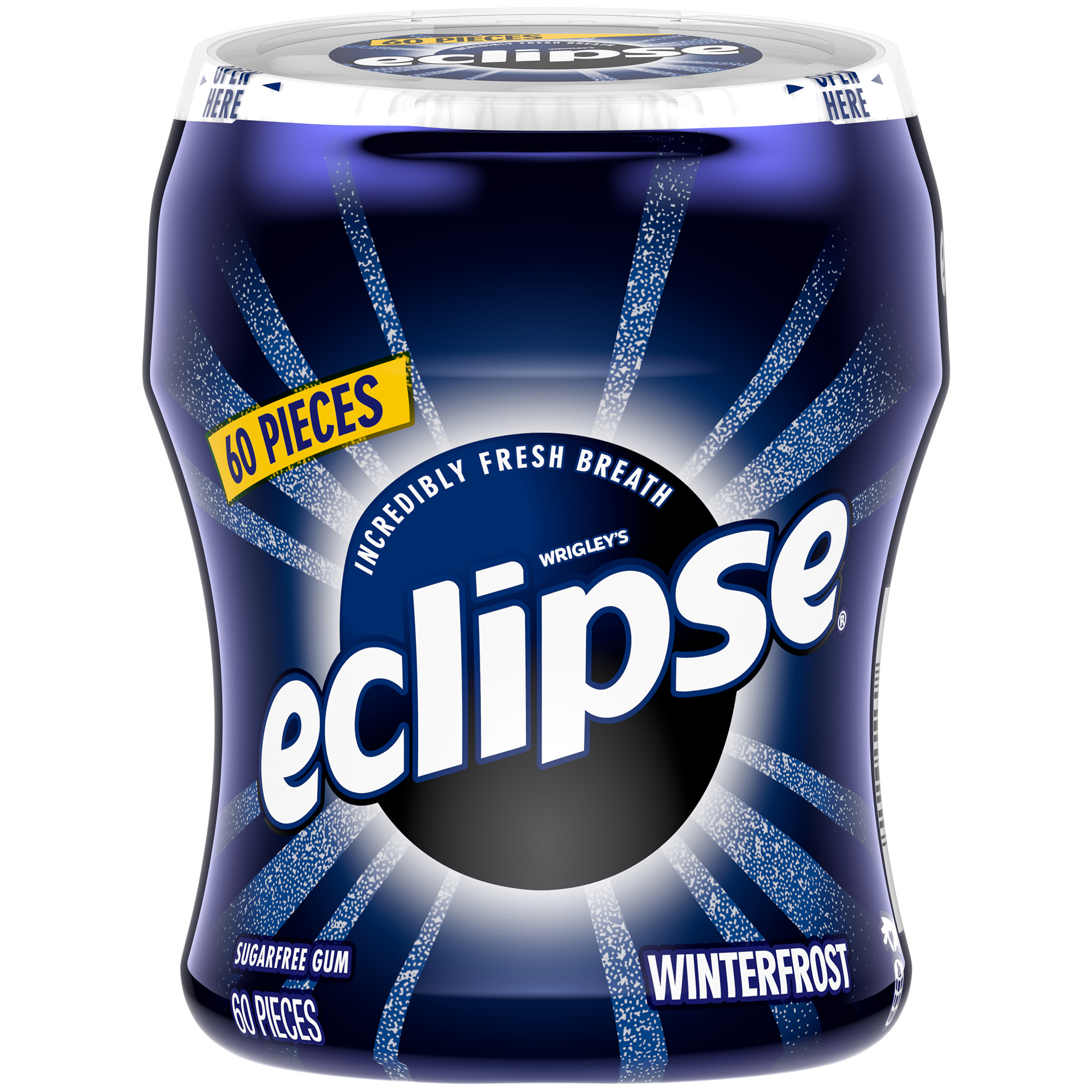 eclipse® winterfrost sugar-free gum - 60 pieces
