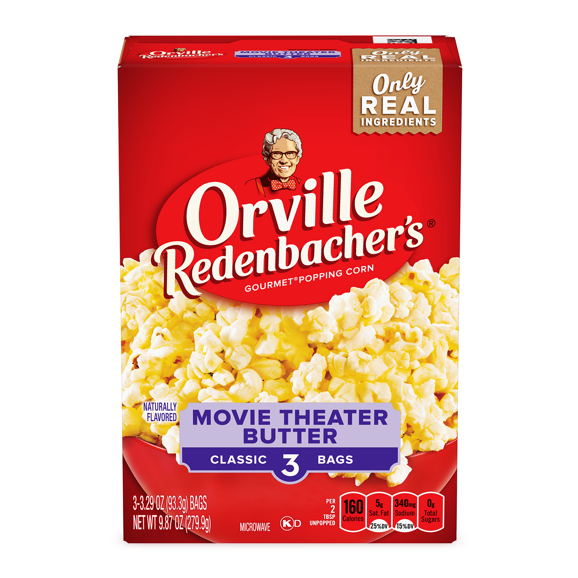 orville redenbacher's® movie theater butter microwave popcorn - 3 bags
