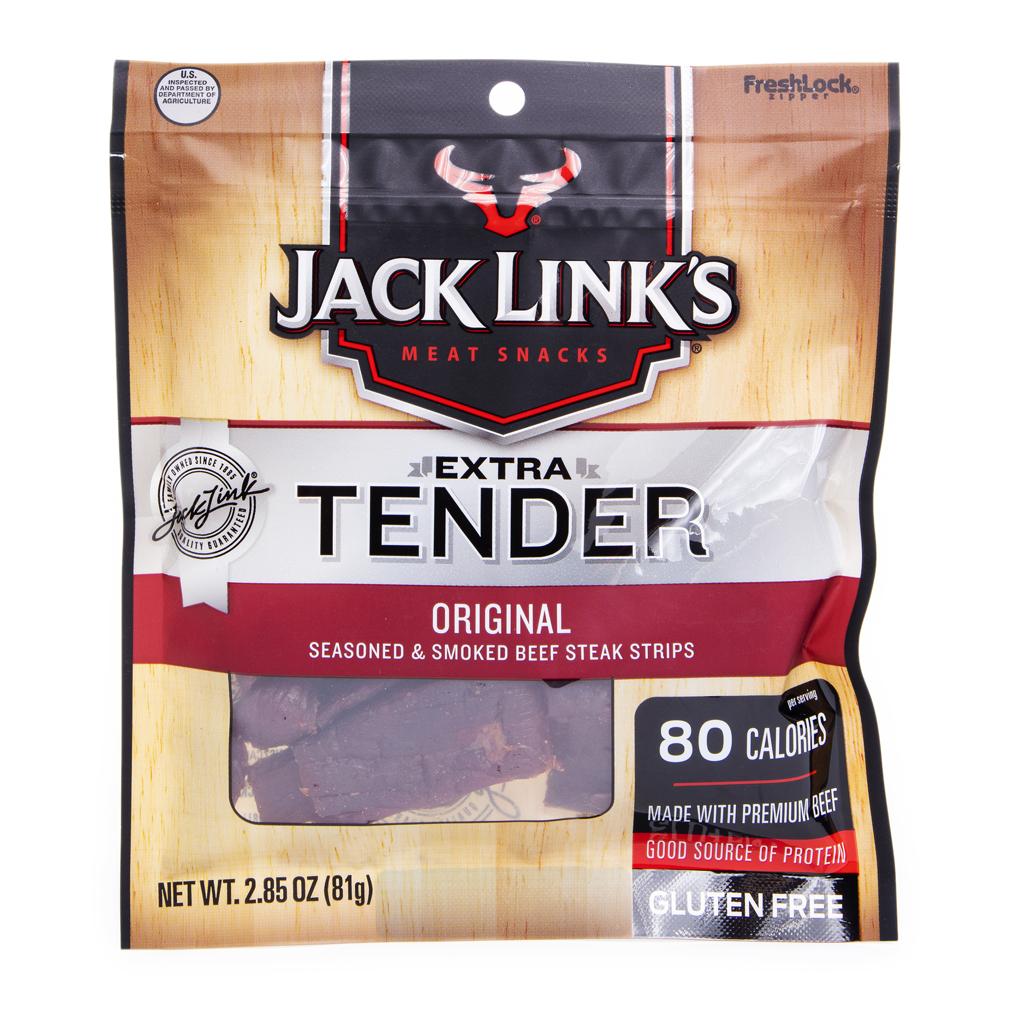 jack link's® extra tender original beef jerky 2.85oz