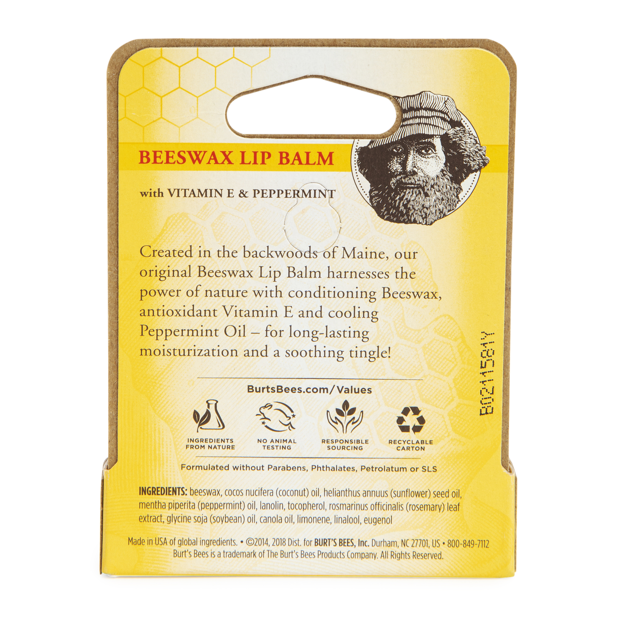 burt's bees® original beeswax lip balm 0.15 oz