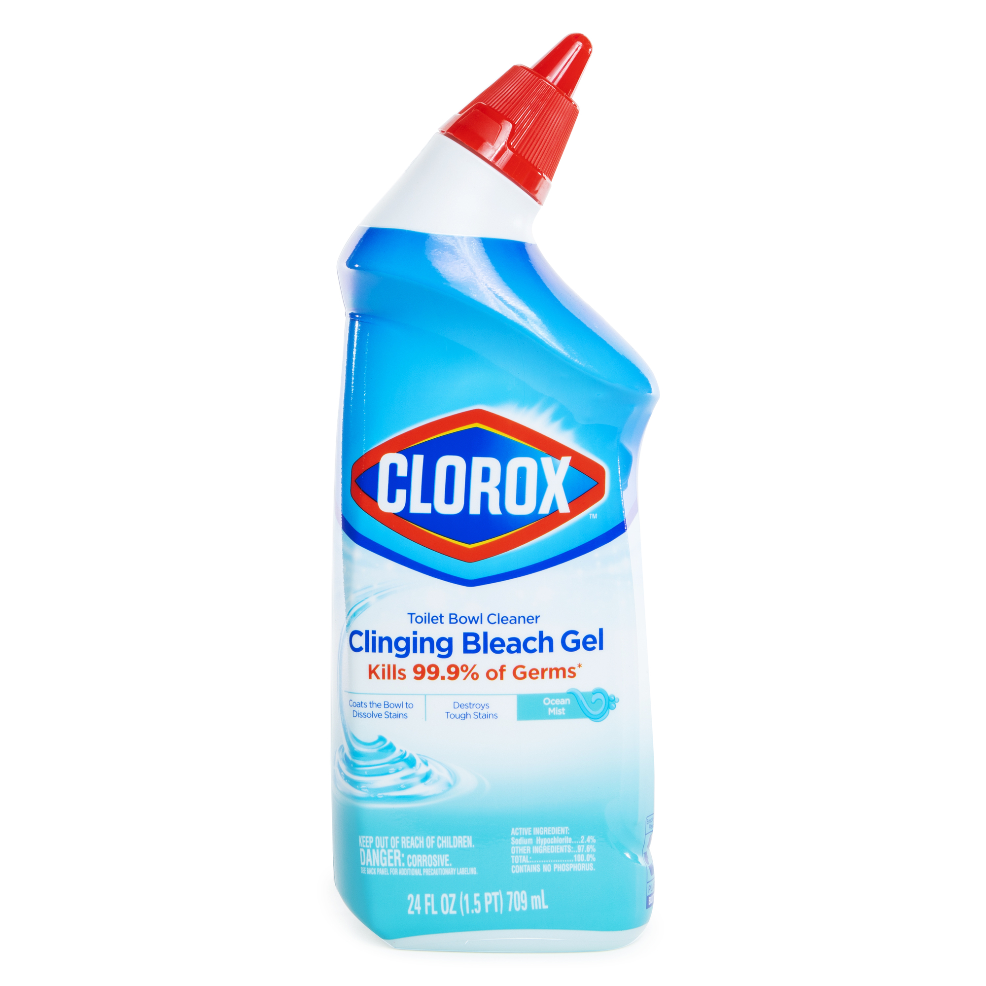 clorox® toilet bowl bleach gel cleaner 24oz