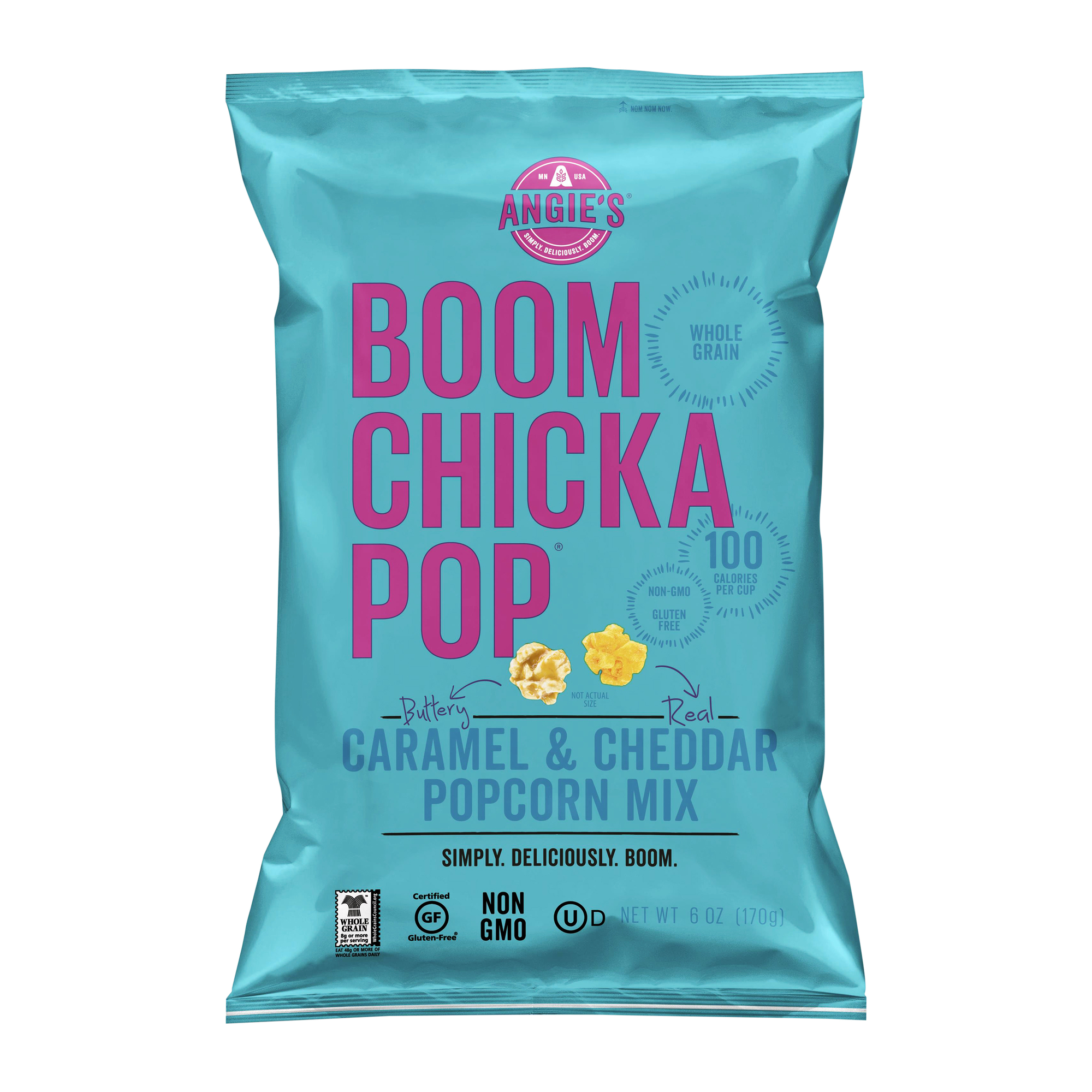 boom chicka pop® caramel & cheddar popcorn mix 5oz