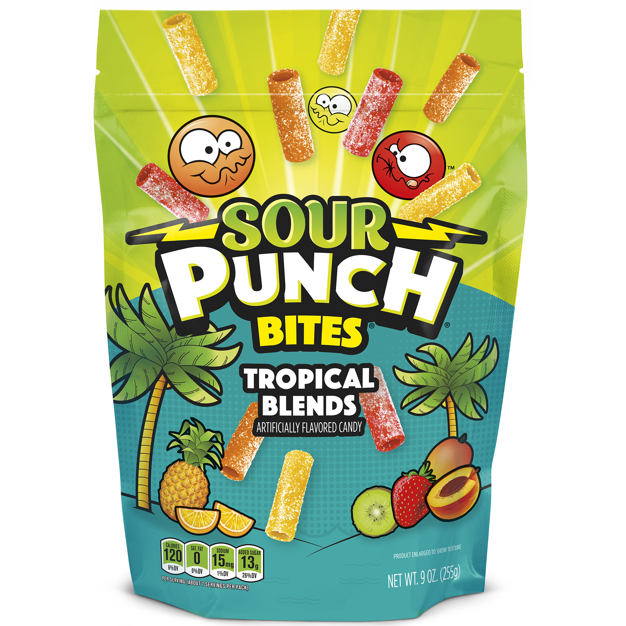 sour punch® tropical blend bites® 9oz