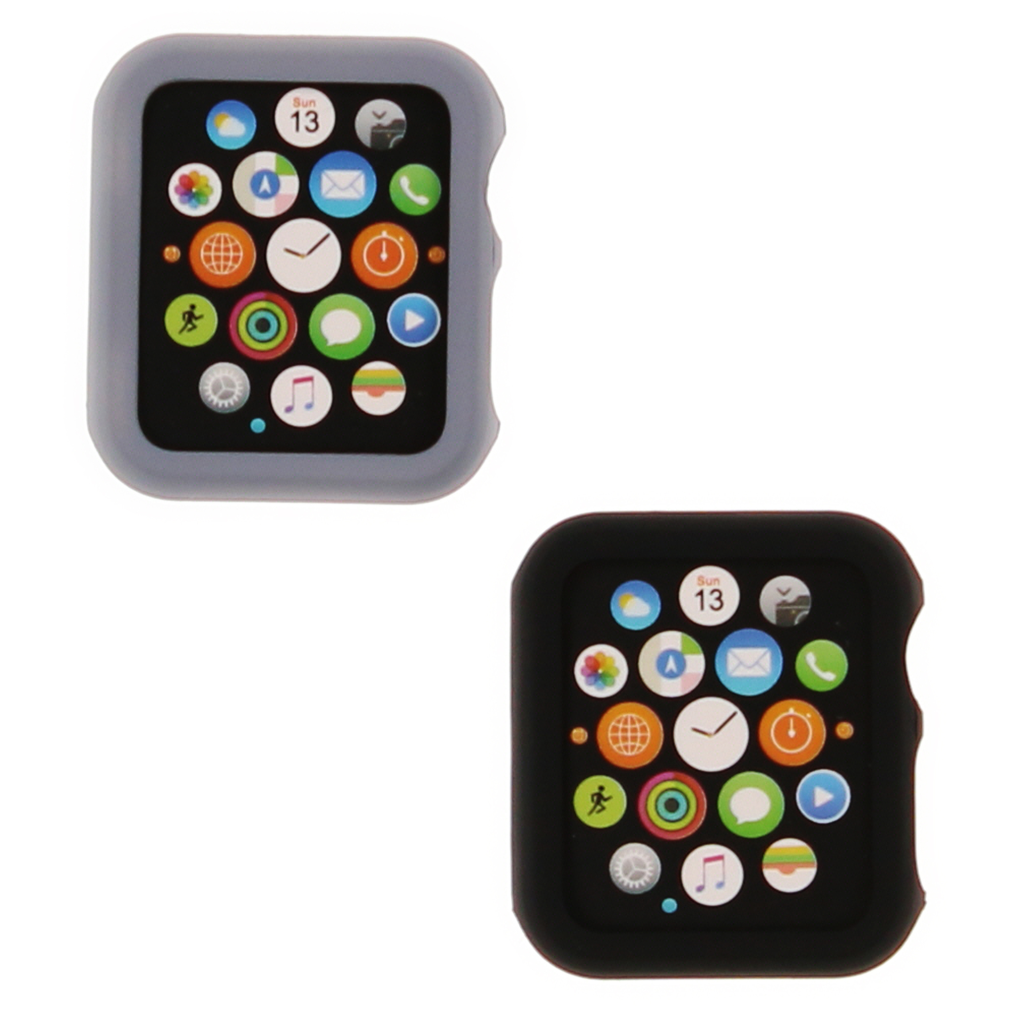 hard shell rugged case for Apple Watch® 38mm 2-pack