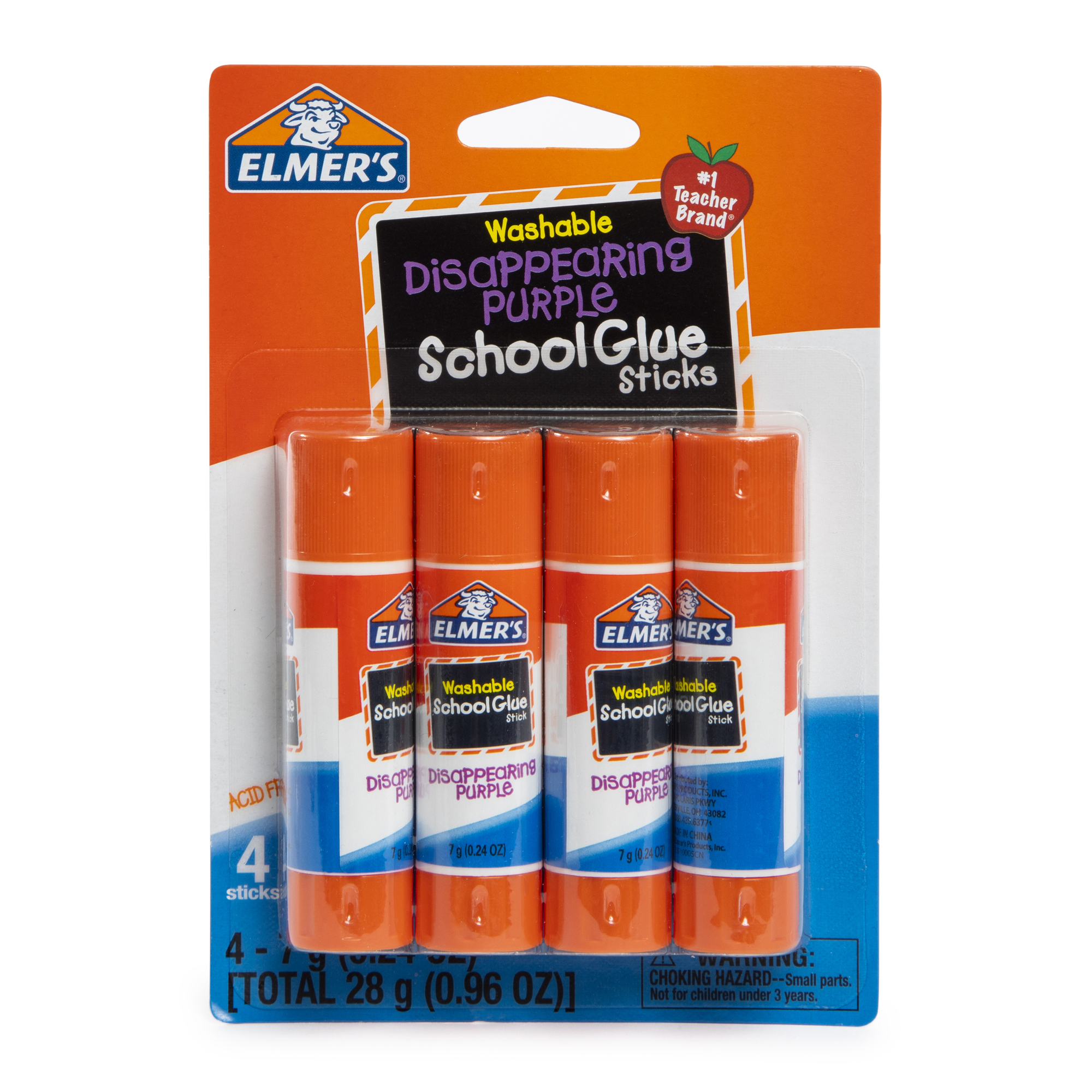 elmer's® washable purple glue stick 4-pack