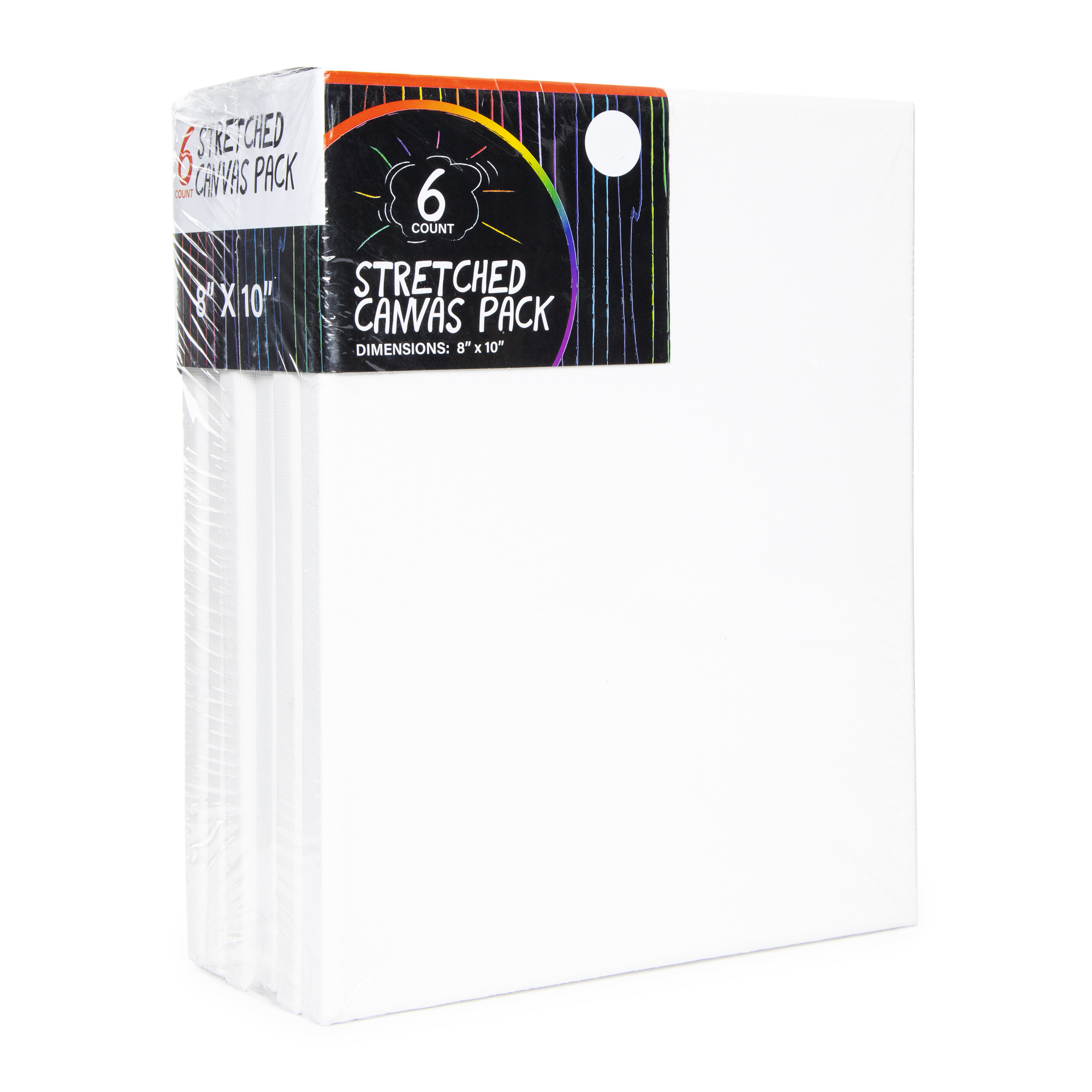 8in x 10in stretched canvas -pack