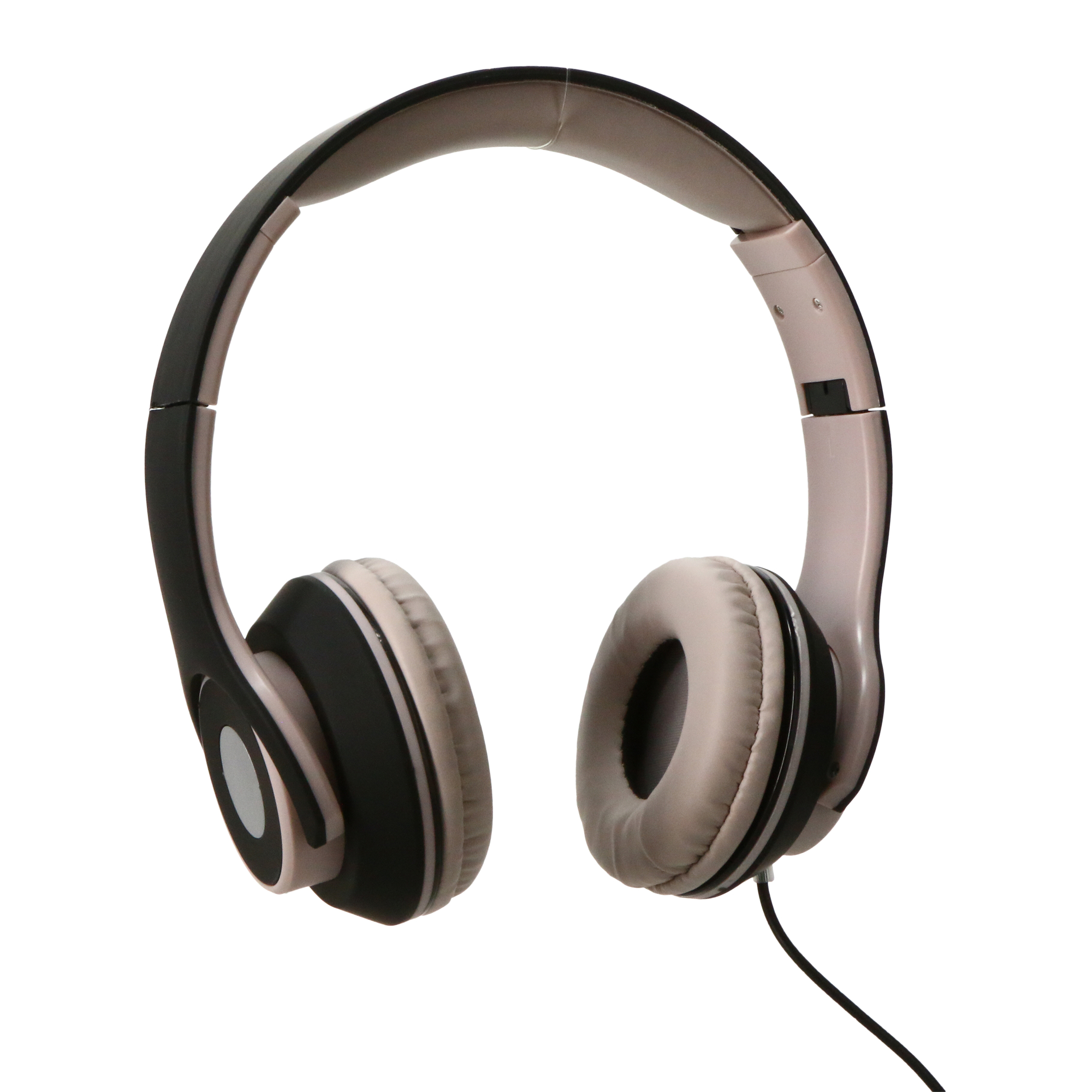 ultramax headphones w/ built-in mic - blush/white