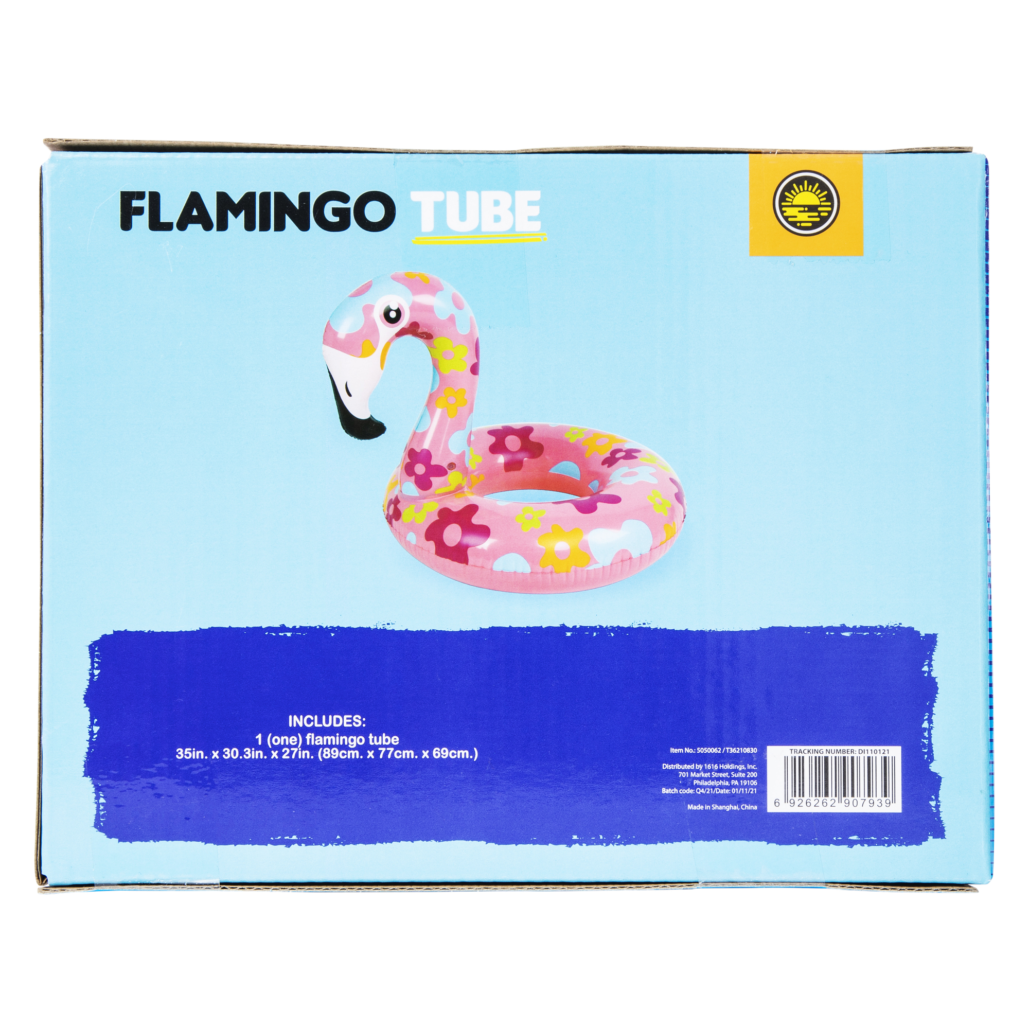 flamingo inner tube pool float 30.3in x 27in