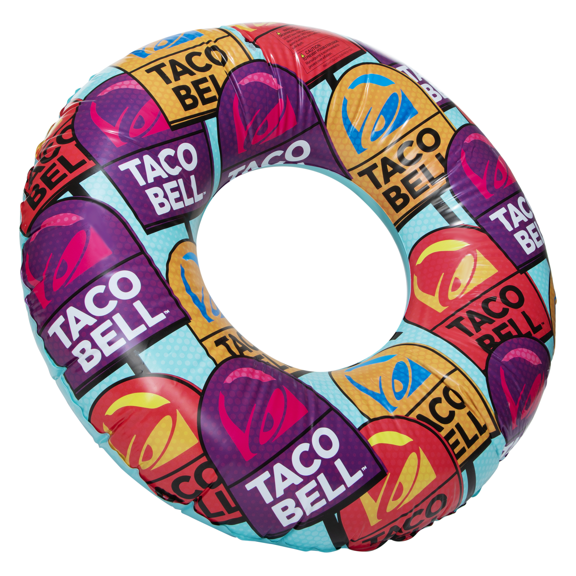 taco bell® summer icons inner tube pool float 36in
