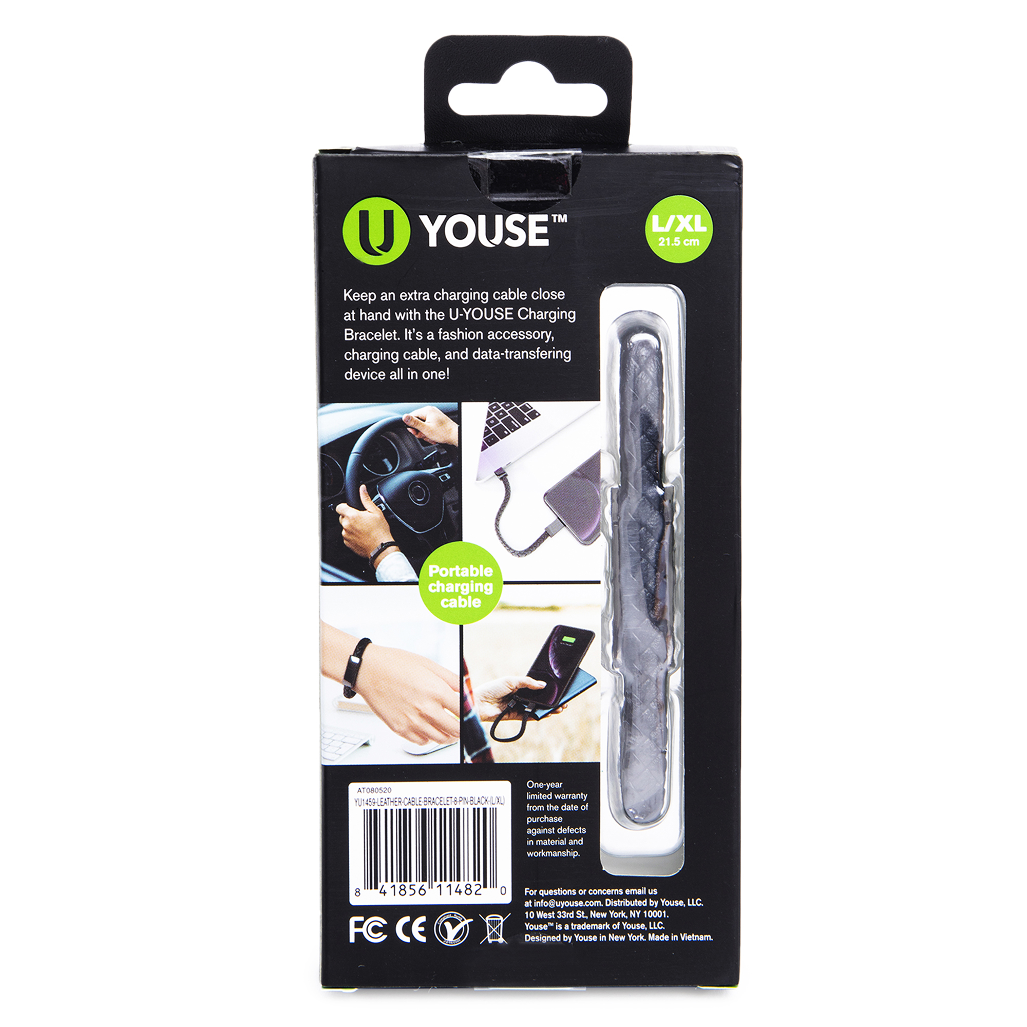 8-pin portable charging bracelet