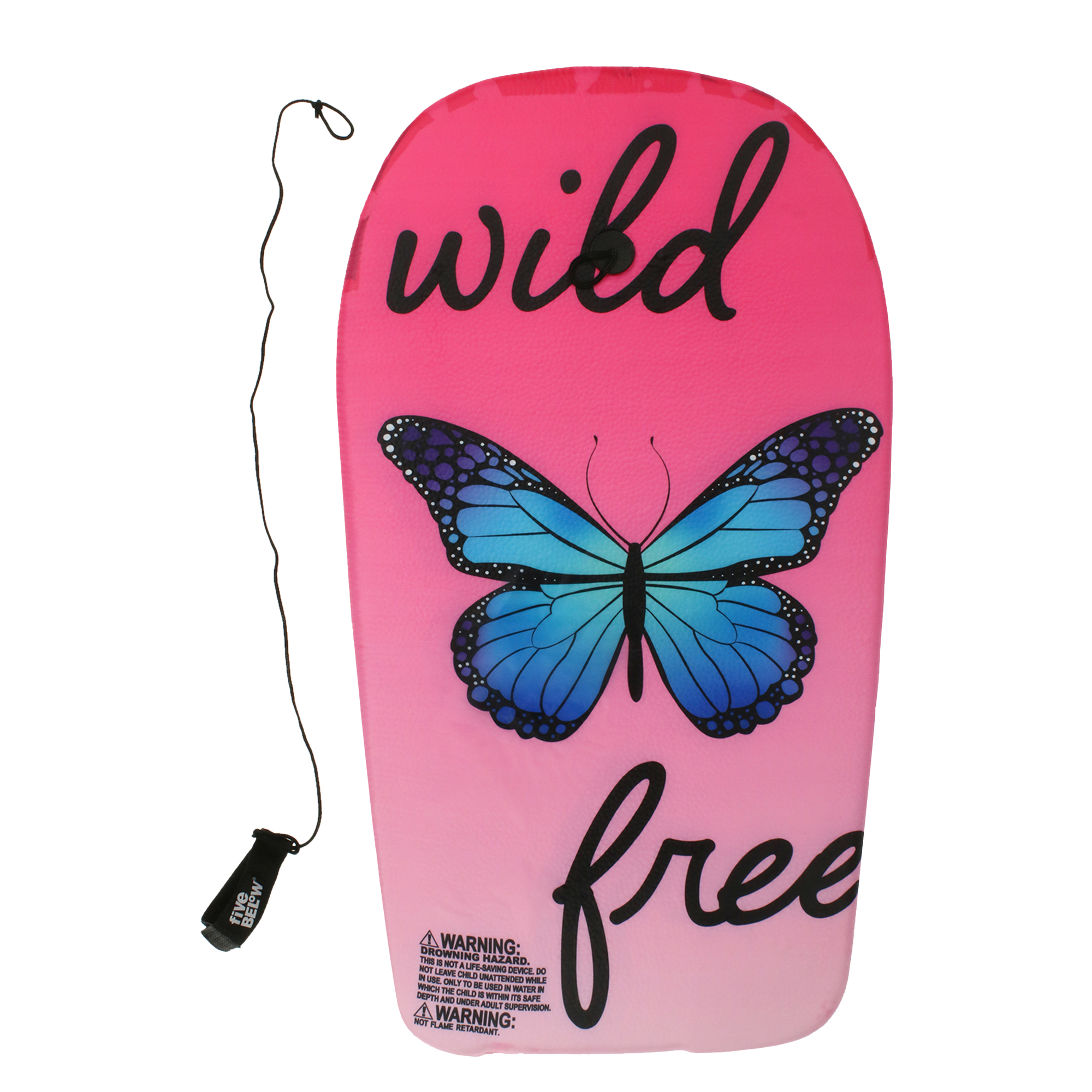 body board - butterfly 33in x 18in