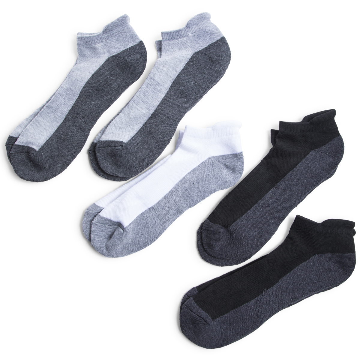 series-8 fitness™ young men's performance low-cut socks 5-pack