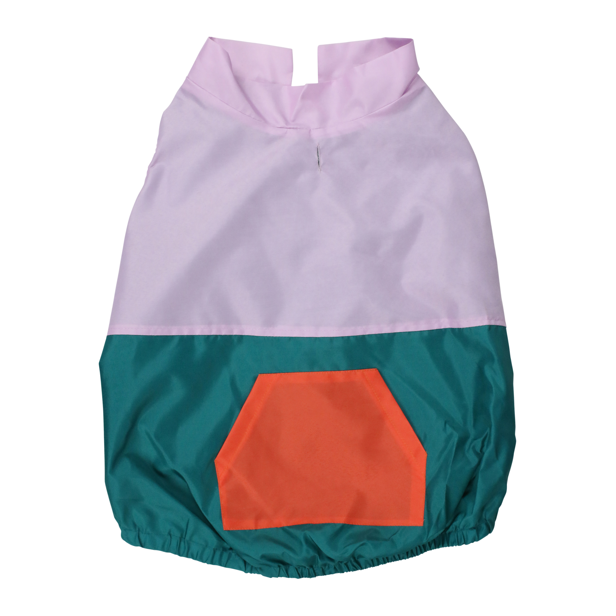 dog purple windbreaker jacket - medium