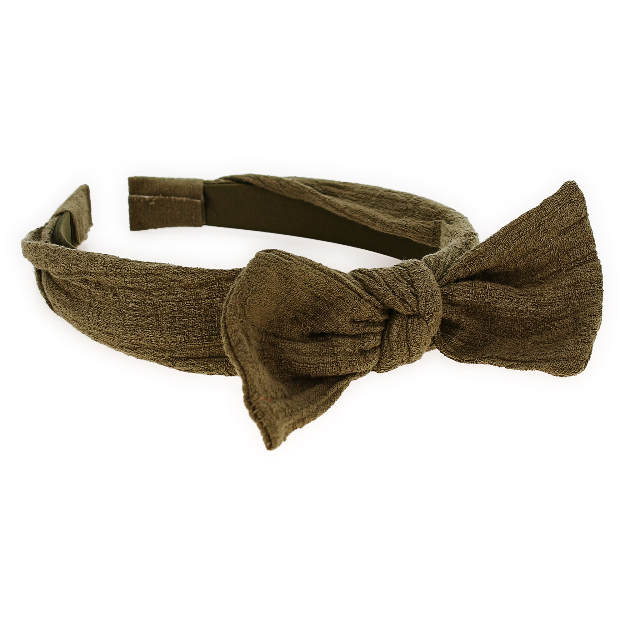 Linen Bow Headband