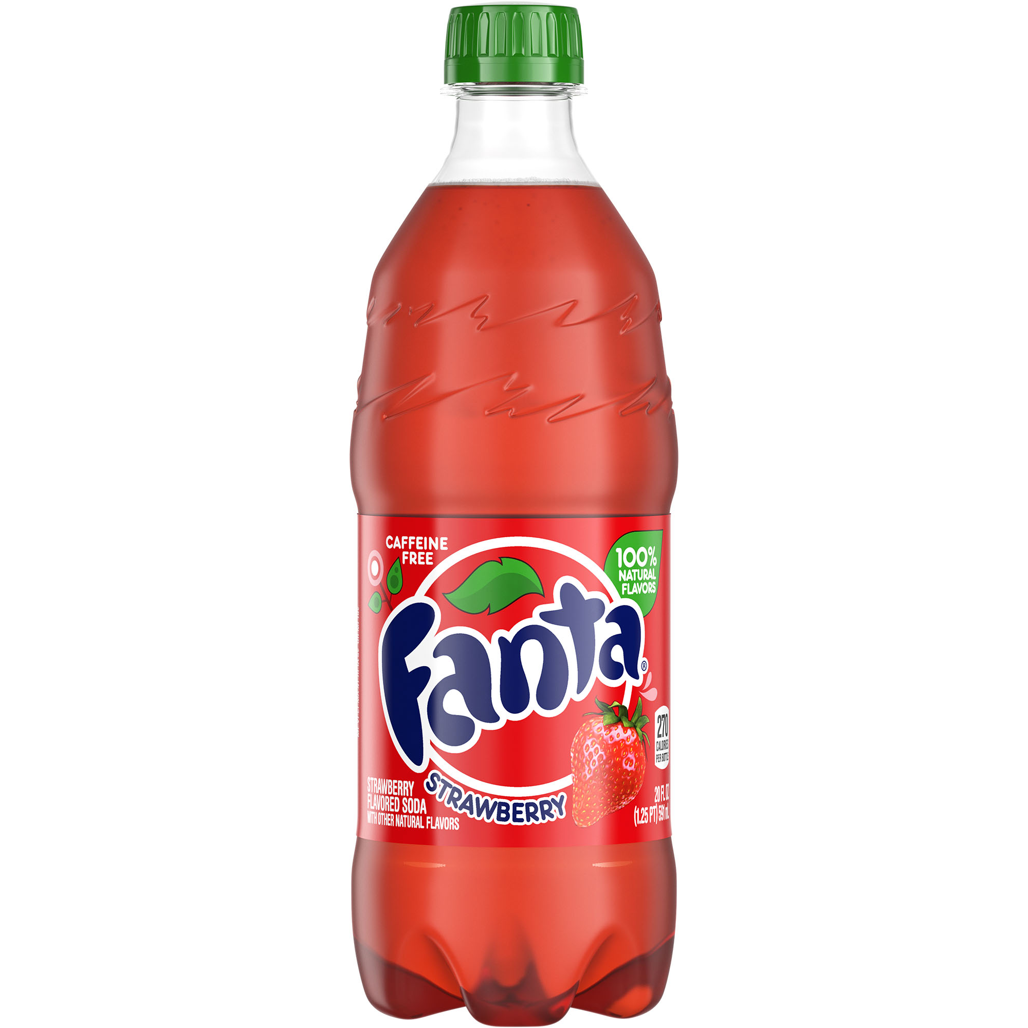 fanta® caffeine-free strawberry soda 20oz