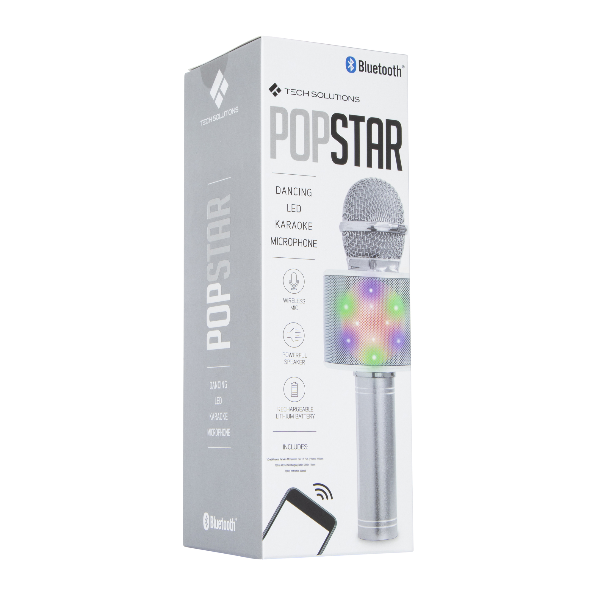 popstar dancing LED bluetooth karaoke microphone Five Below