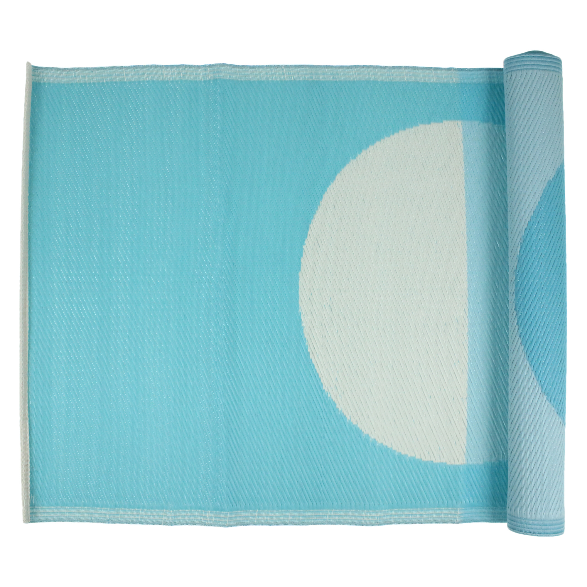 outdoor runner rug - circle