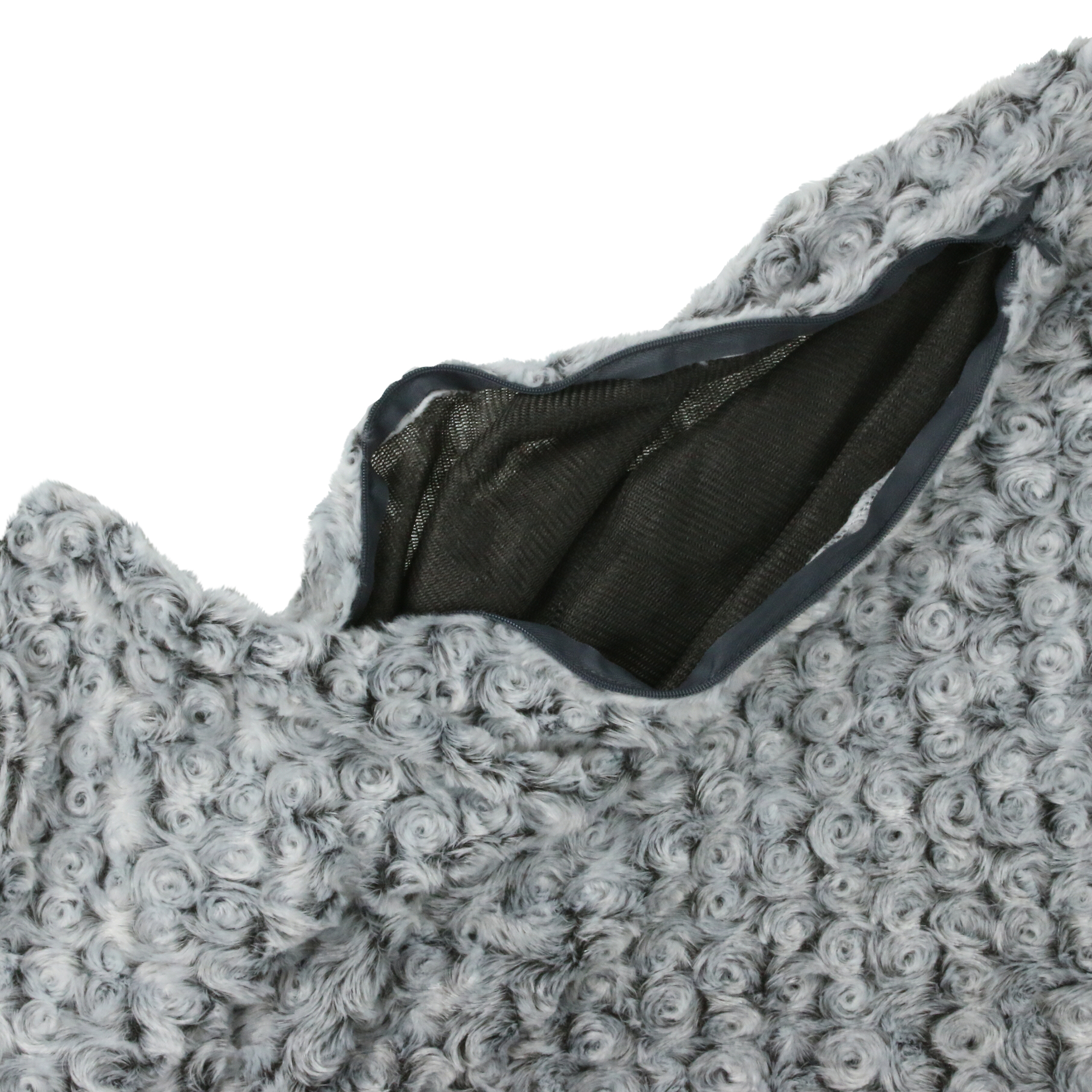 faux fur pillowcase 20in x 30in