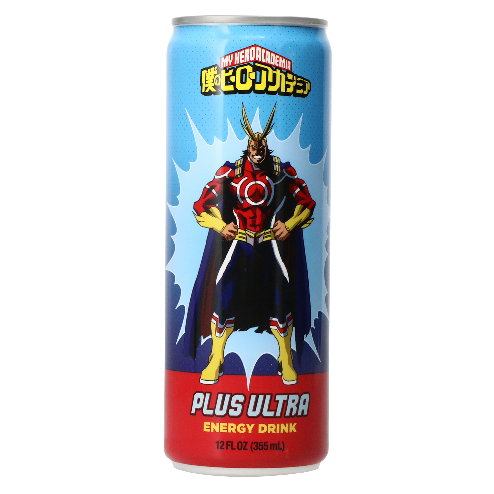 my hero academia plus ultra energy drink 12oz