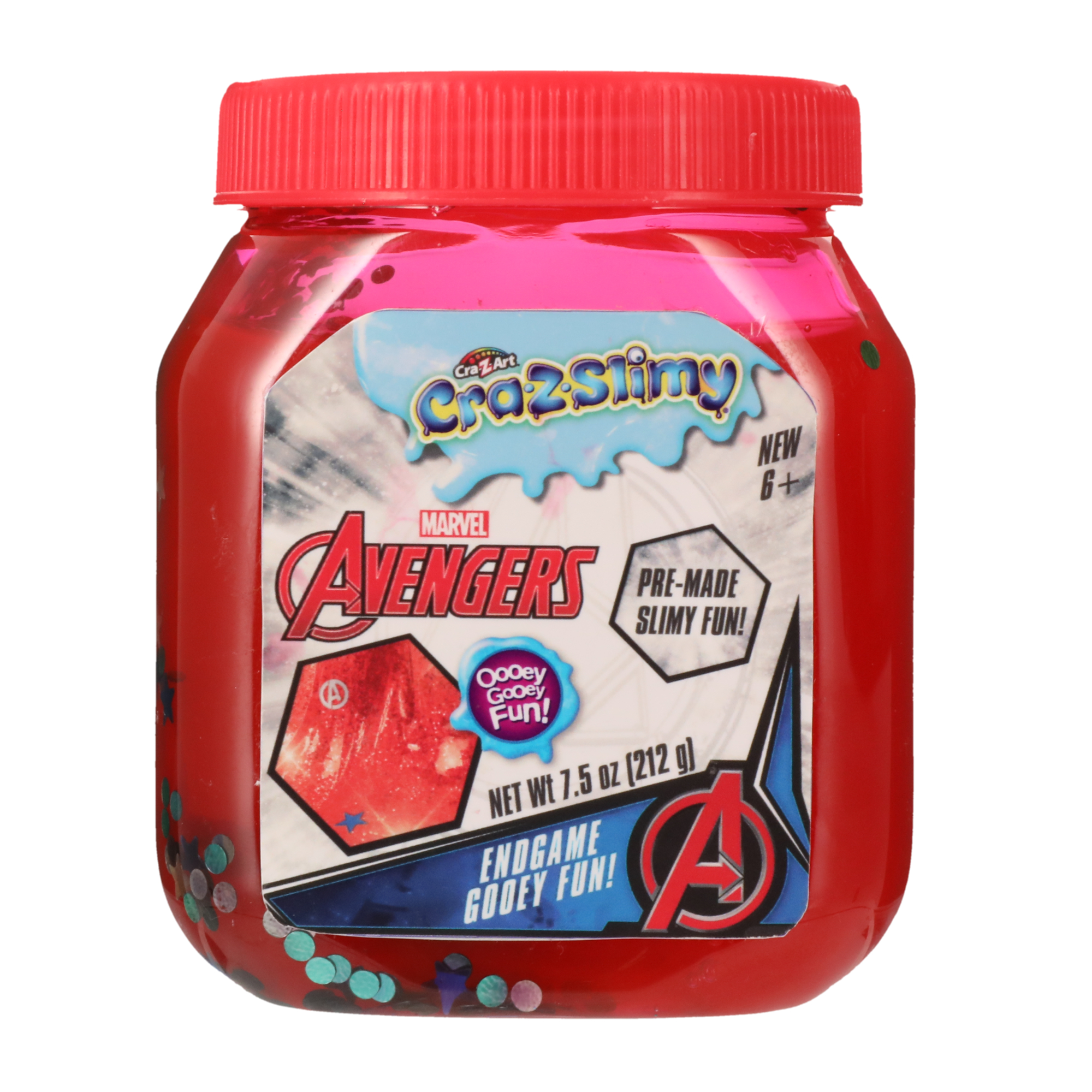 cra-z-slimy® marvel avengers endgame gooey fun 7.5oz slime