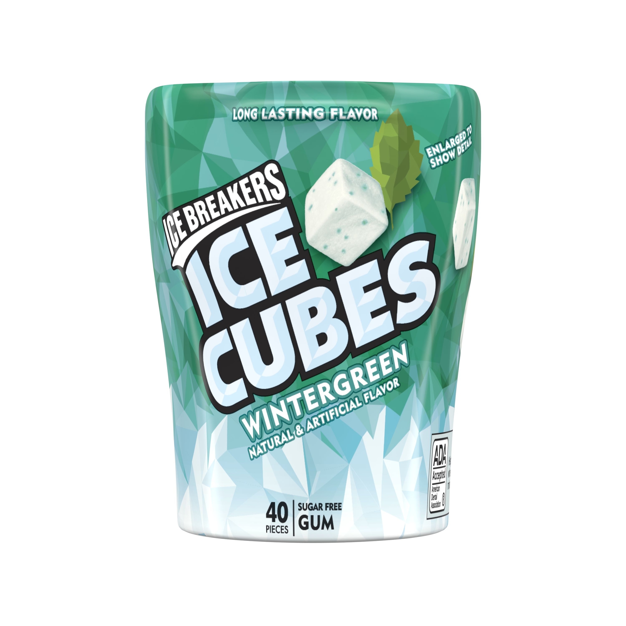 Ice Breakersâ® Ice Cubes Sugar-Free Gum 40-Piece, Wintergreen