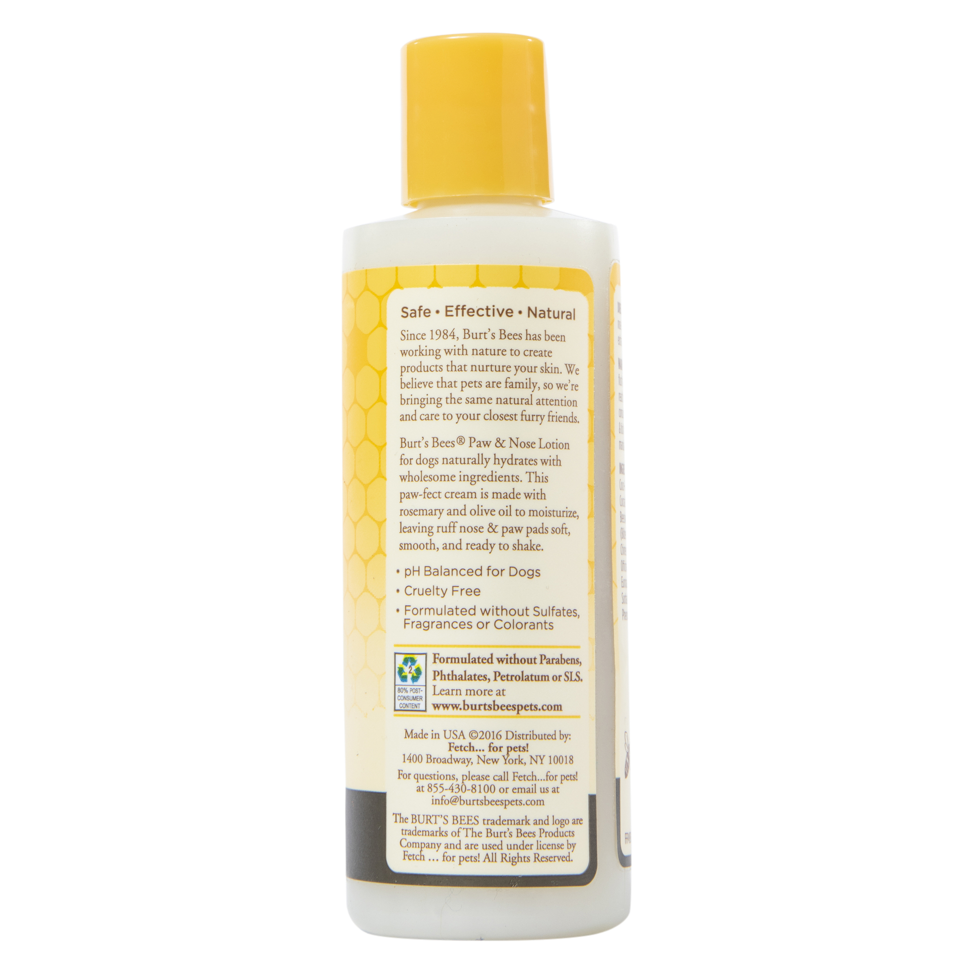 burt's bees® for dogs paw & nose lotion with rosemary & olive oil 4oz