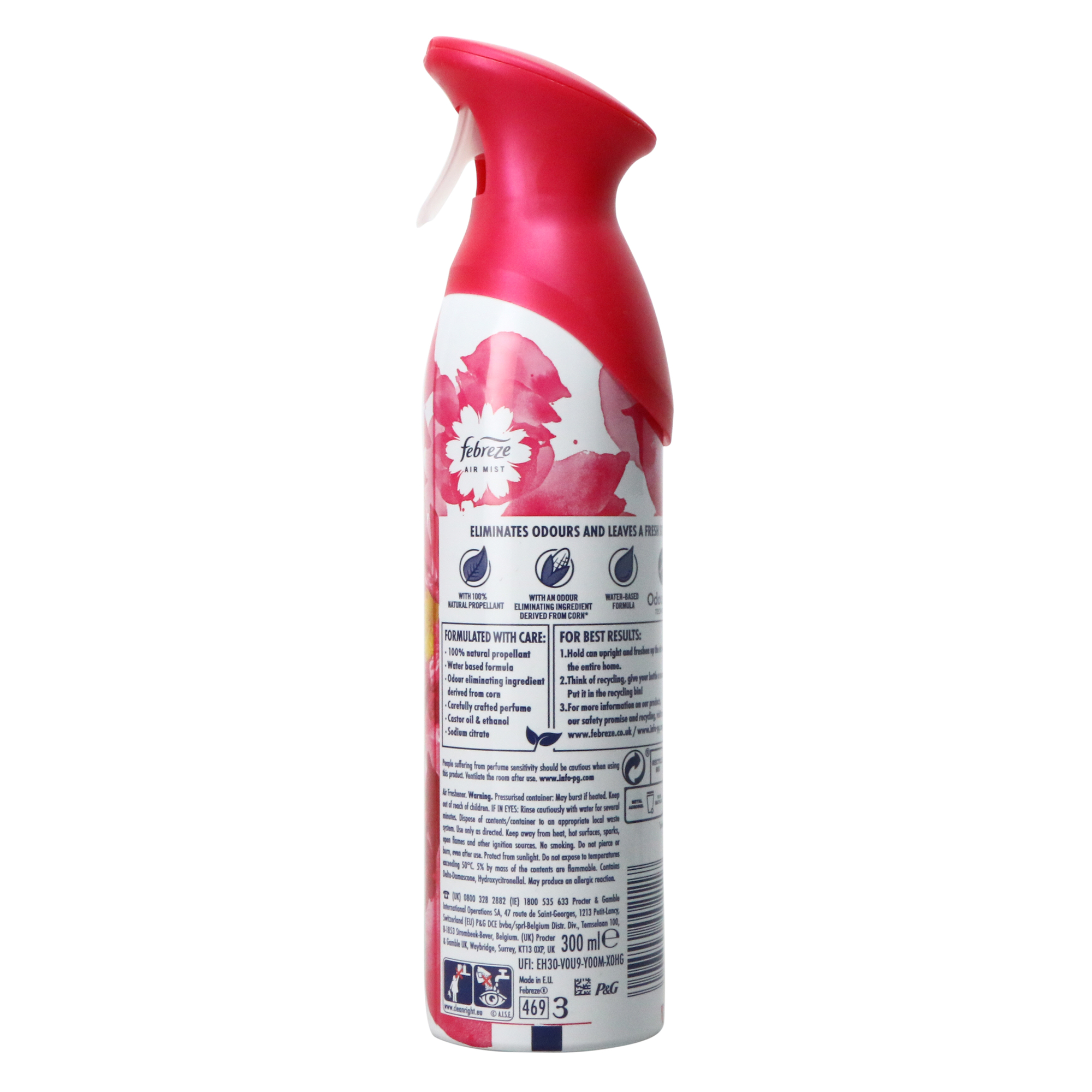 febreze® air mist limited edition peony & cedar scent
