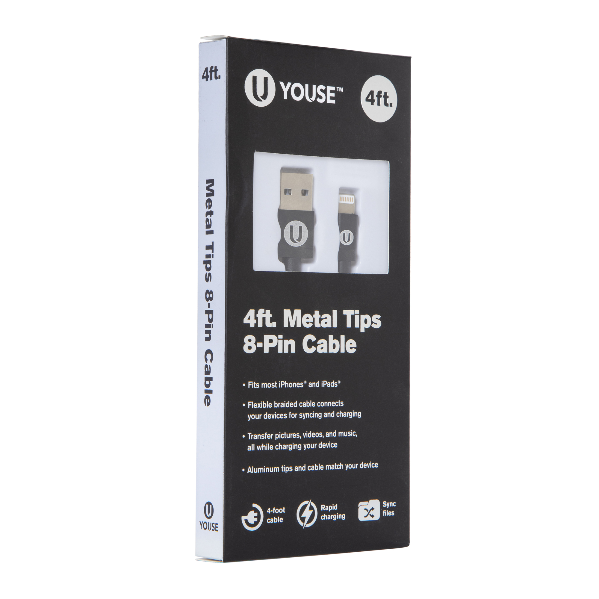 Five Below 10ft premium 30-pin cable for use with iPhone