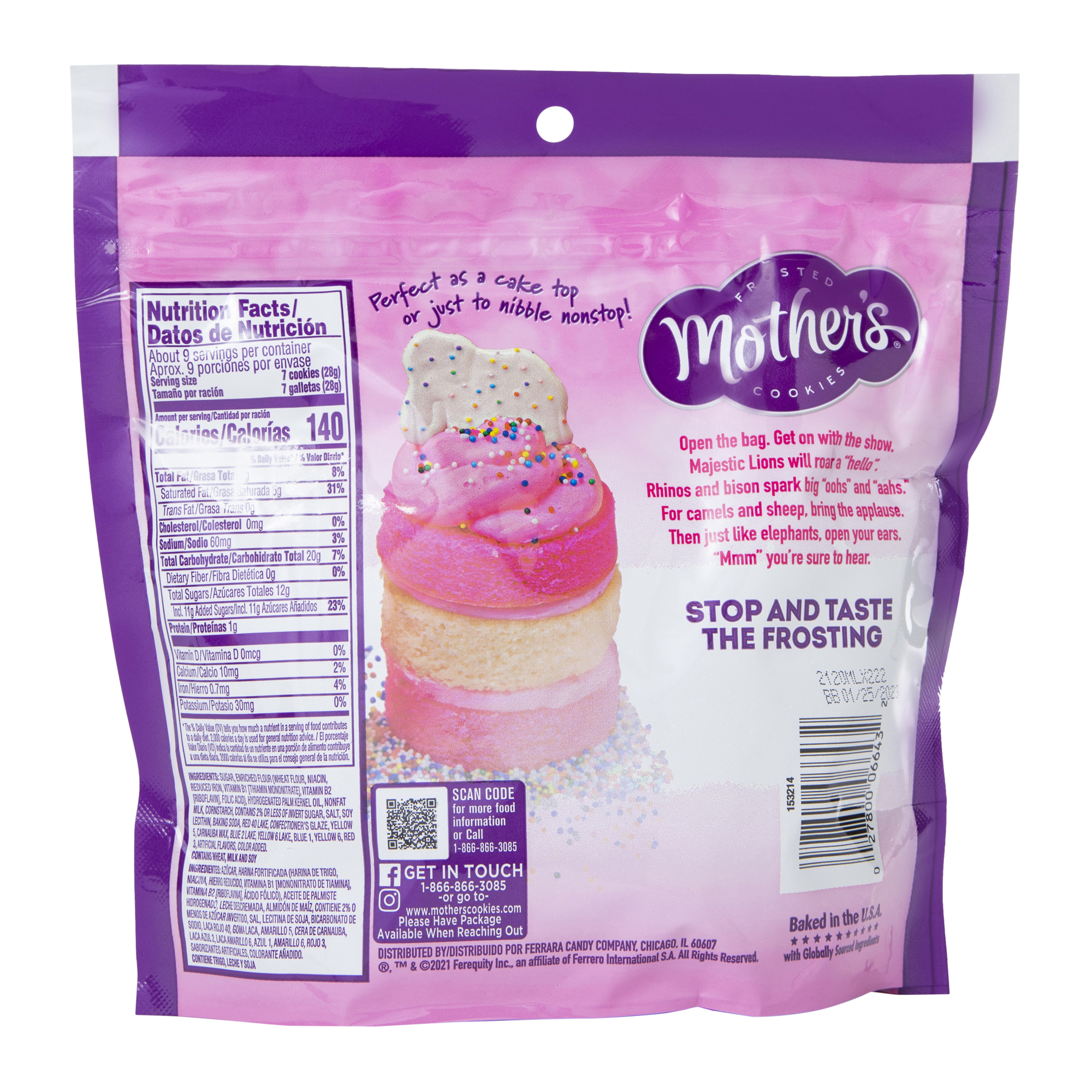 mother's® circus animal cookies 9oz