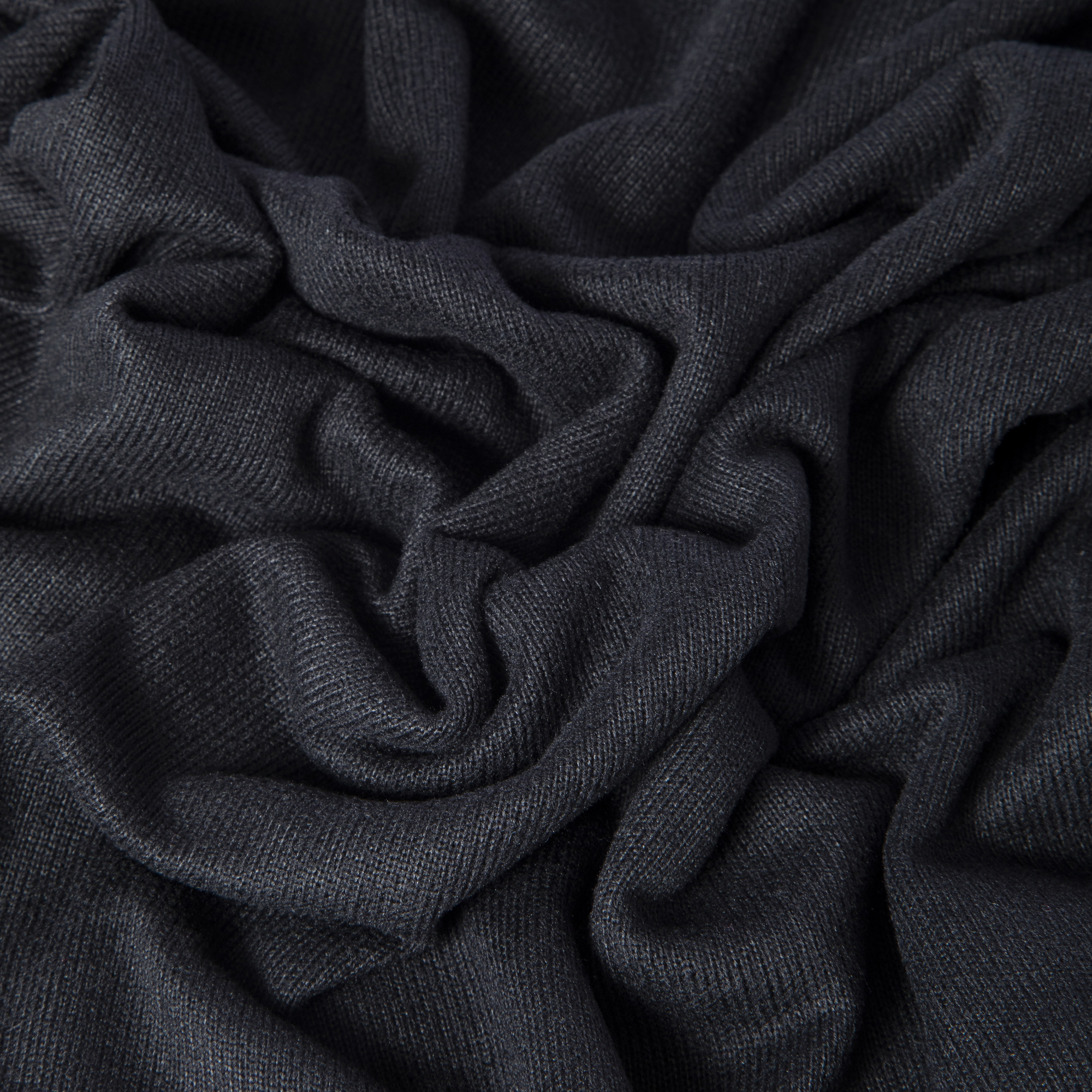 juniors black flowy cropped long-sleeve tee