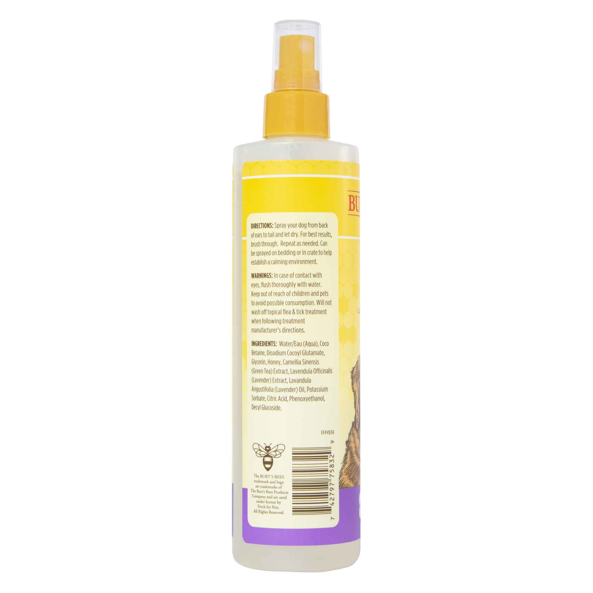 burt's bees® calming spray for dogs with lavender & green tea 10oz