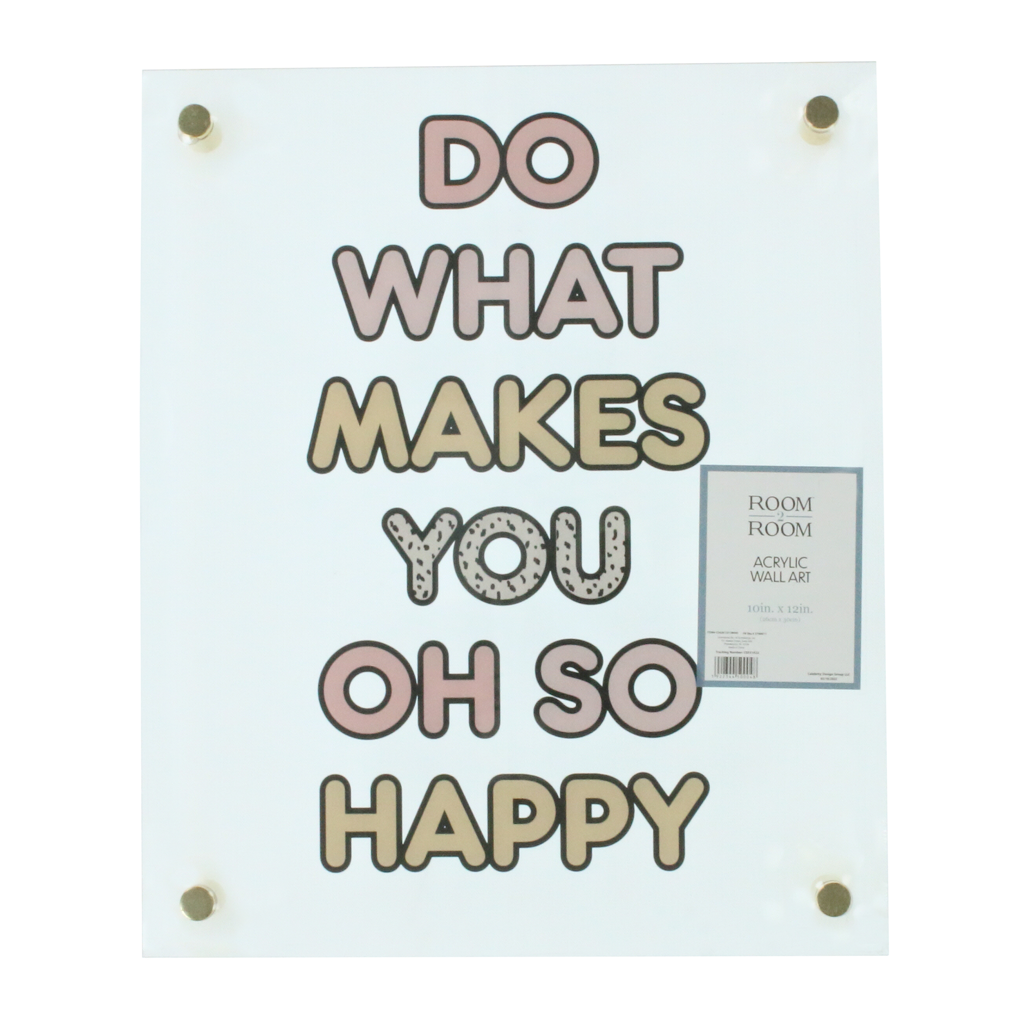 lightning bolt acrylic wall art 10in x 12in