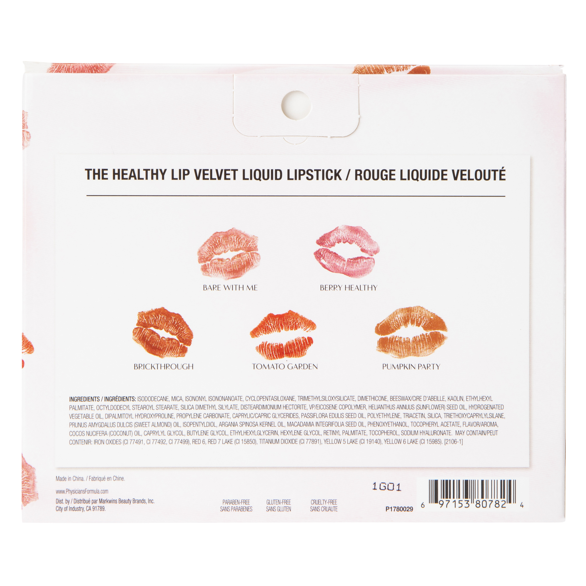 physician's formula® the healthy lip velvet liquid lipstick 5-count
