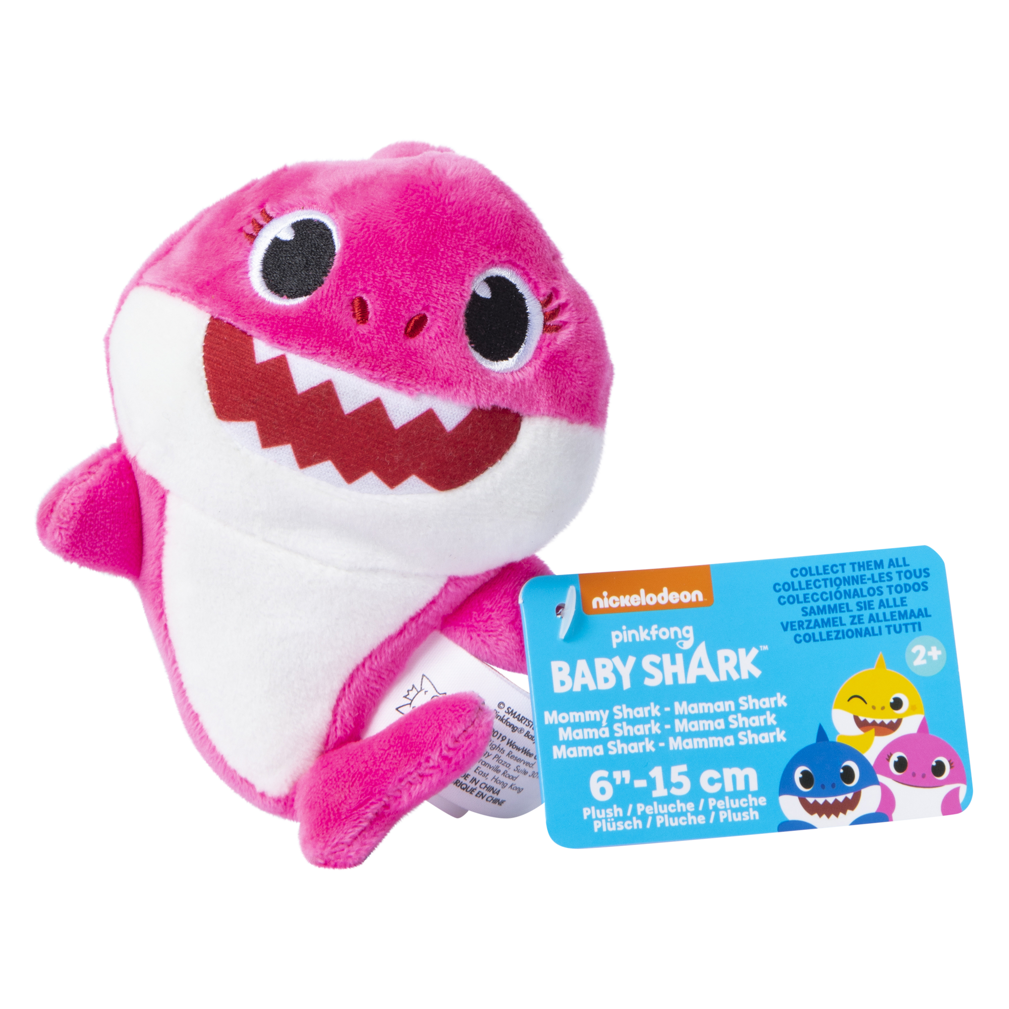 HOT ! Pinkfong Baby Shark Pinkfong Mama Shark Stuffed Animal Baby Shark™  Daddy Shark Plush Toy 6in Five Below